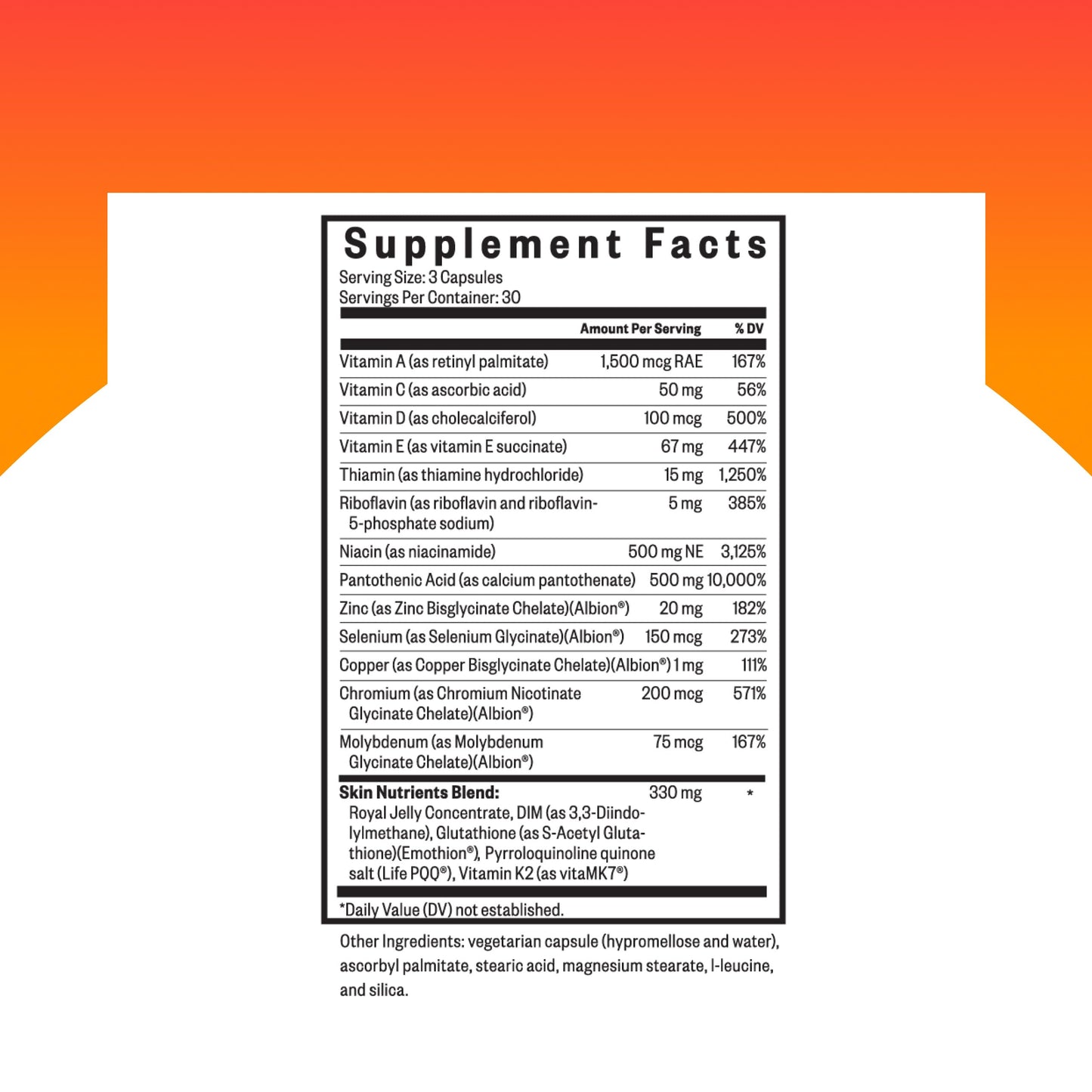 Seeking Health Skin Nutrients Capsule, 90 Count