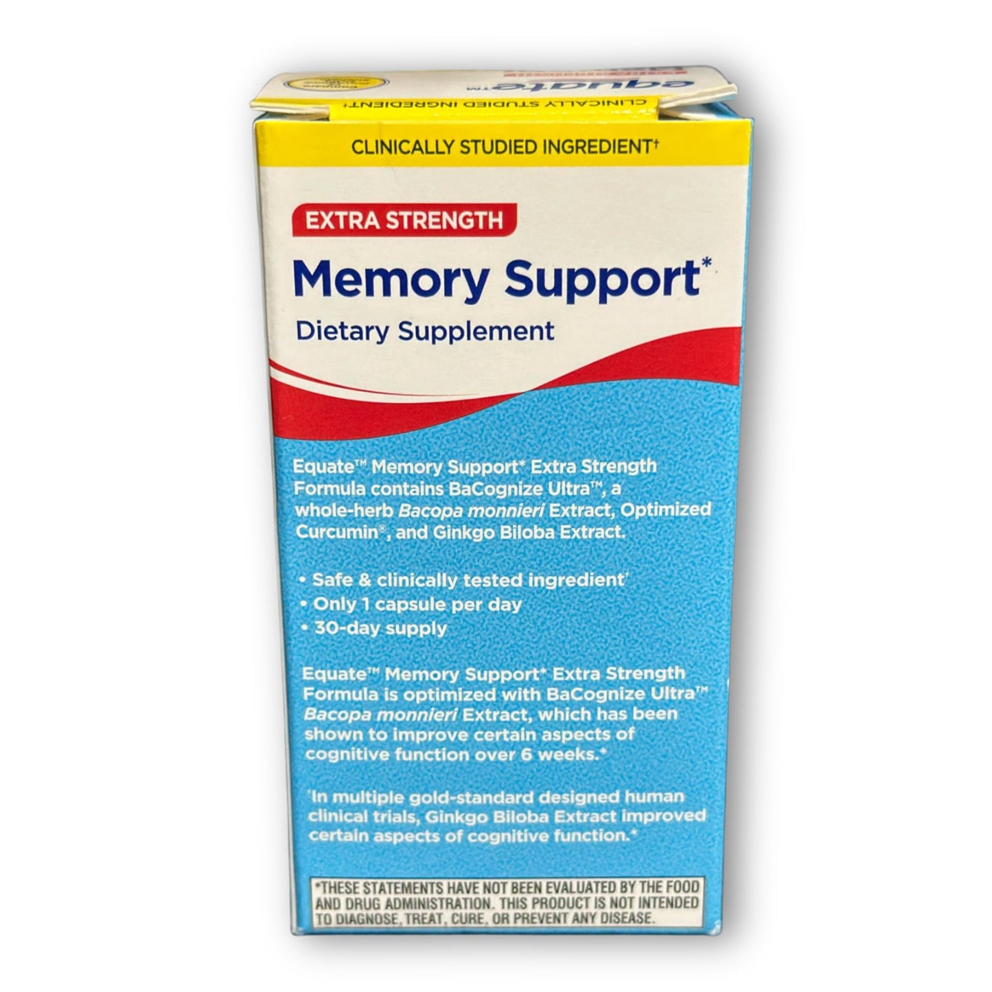 Fusion Shop Store Memory Extra Strength Softgels with Bacopa, Ginkgo, Turmeric, and Vitamin D, 30 Count