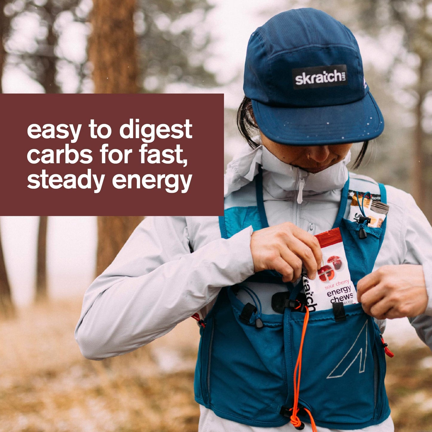 Skratch Labs Energy Chews Gummy Sour Cherry 10 Pack