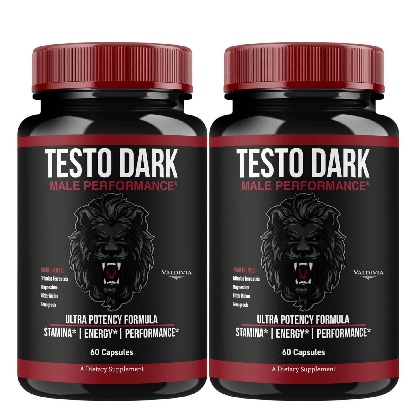 Valdivia TestoDark Premium Advanced Formula Capsules 120 Count