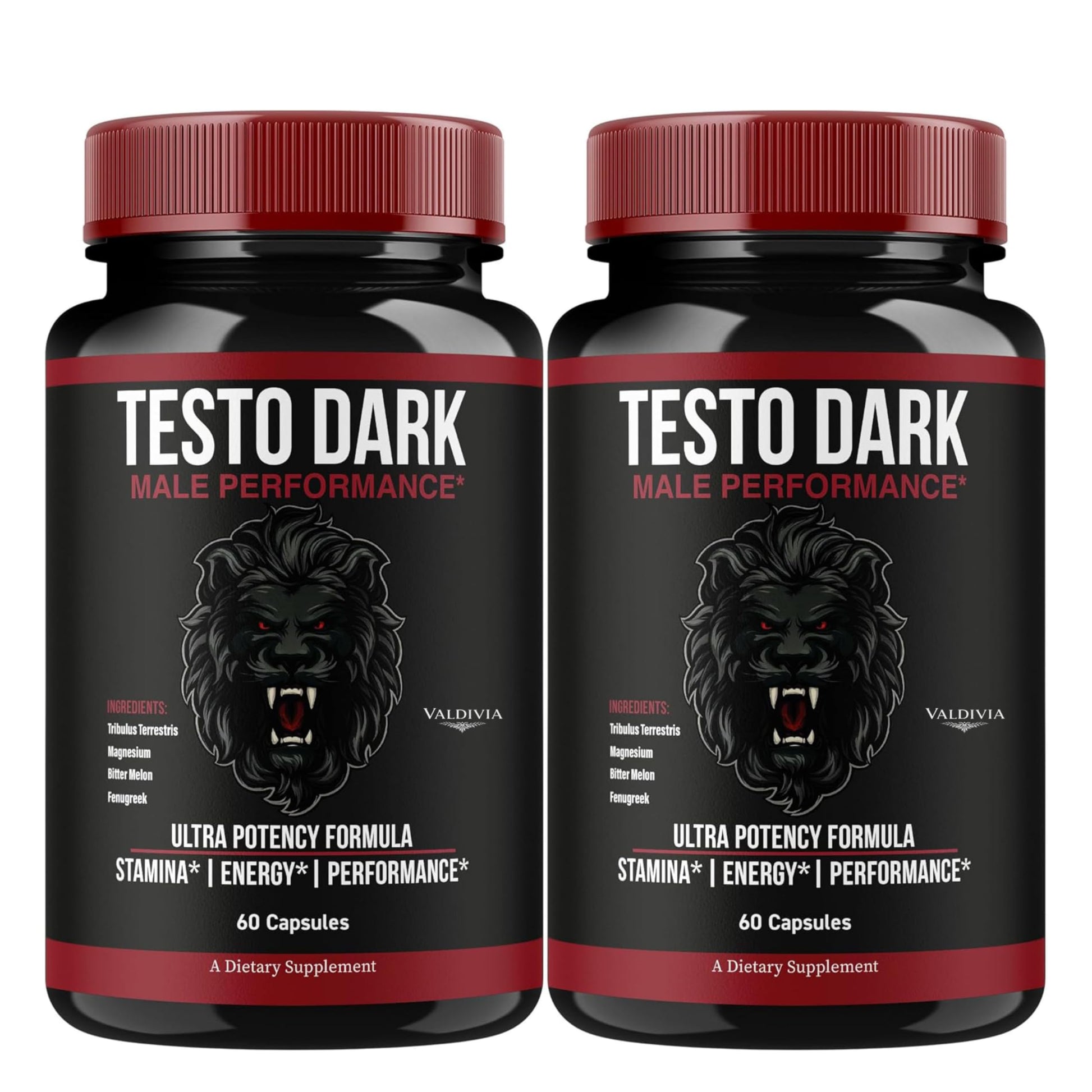 Valdivia TestoDark Premium Advanced Formula Capsules 120 Count