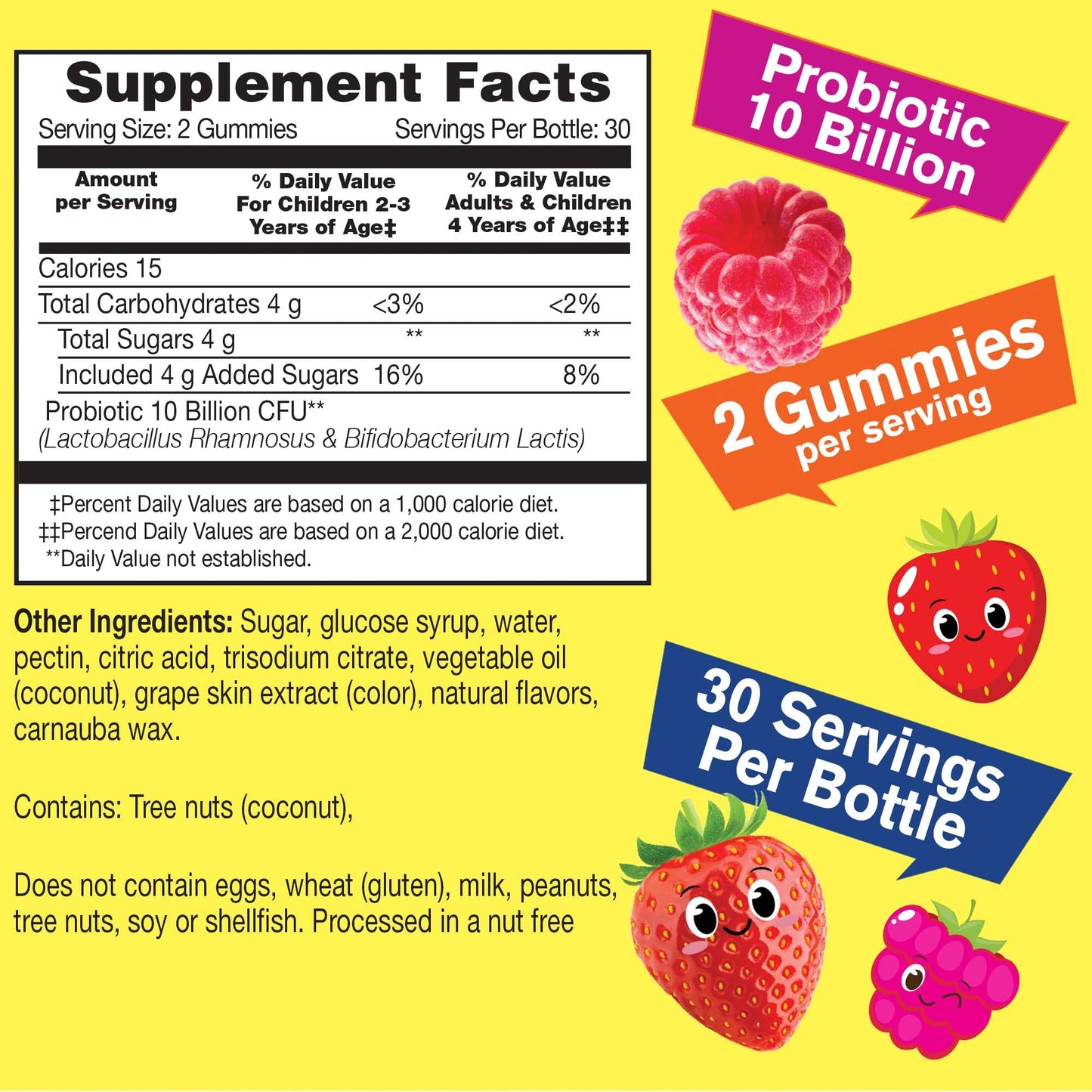 WellYeah Probiotics for Kids Gummies 120 Count