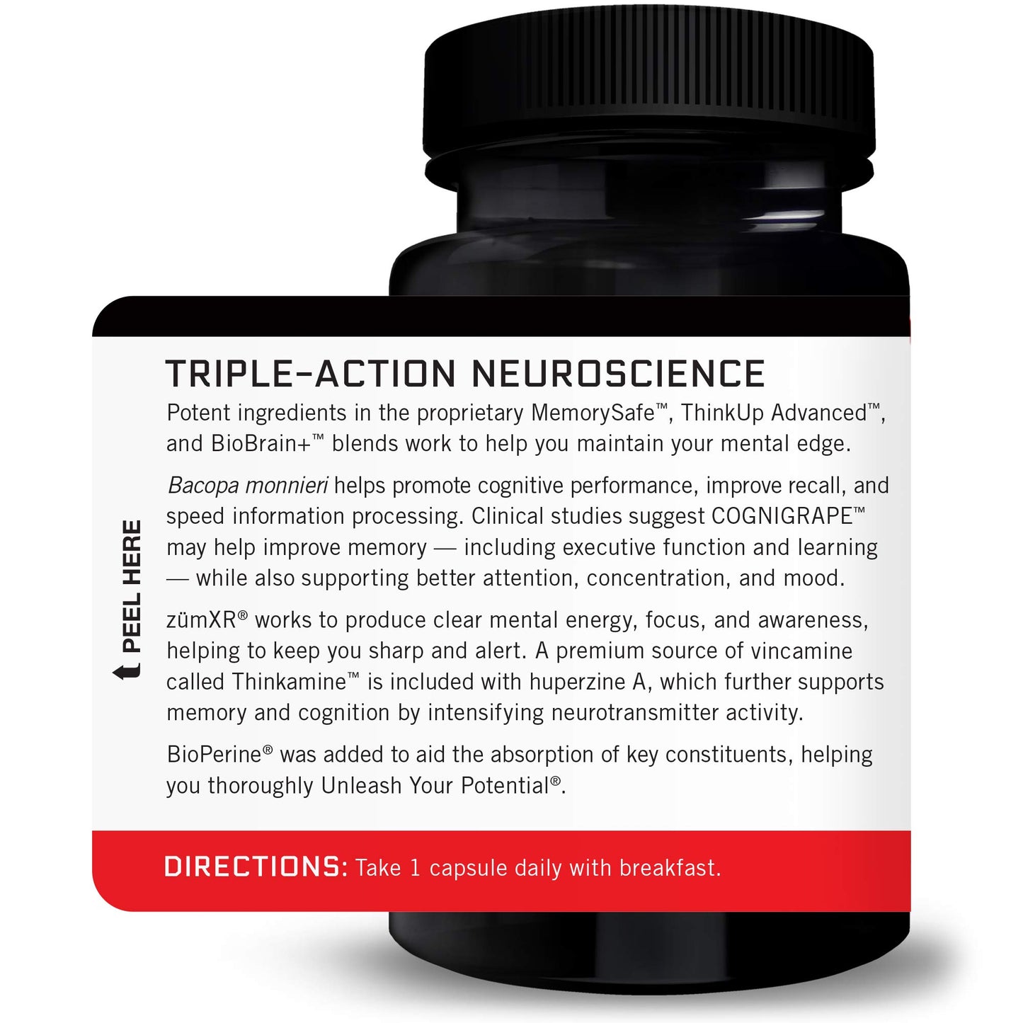 Force Factor Forebrain Nootropic Brain Supplement, 30 Capsules