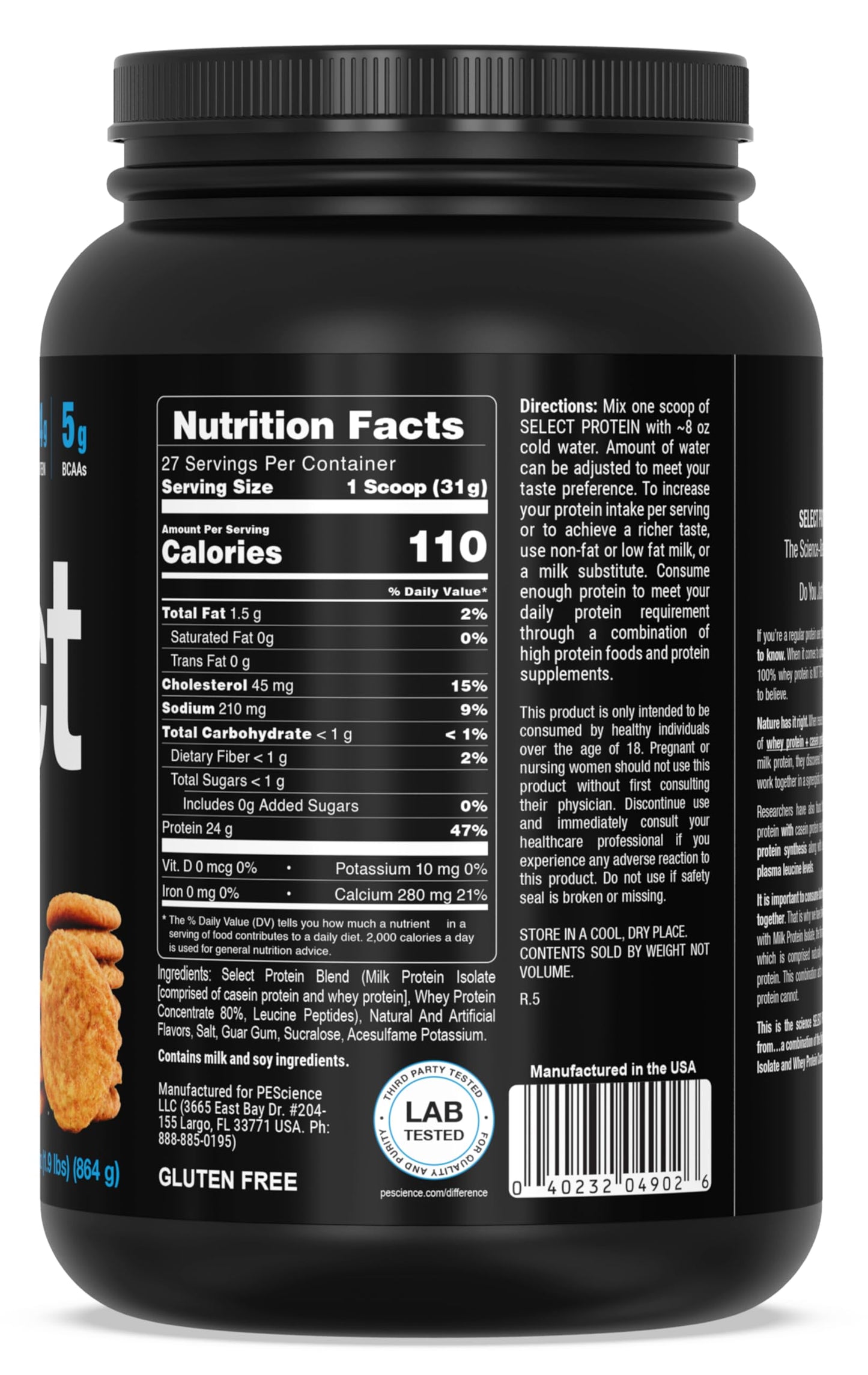 PEScience Select Protein Powder Snickerdoodle 30.4