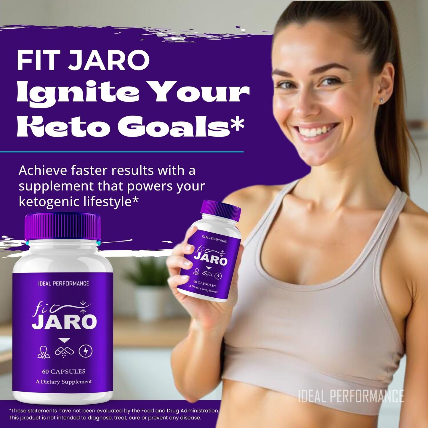 IDEAL PERFORMANCE Fit Jaro Capsules 120 Count