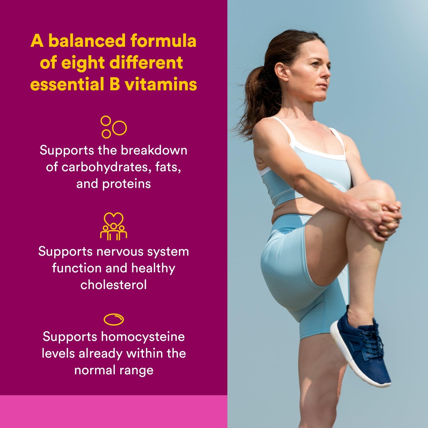 Natural Factors BioCoenzymated Active B Complex Capsules, 60 Capsules
