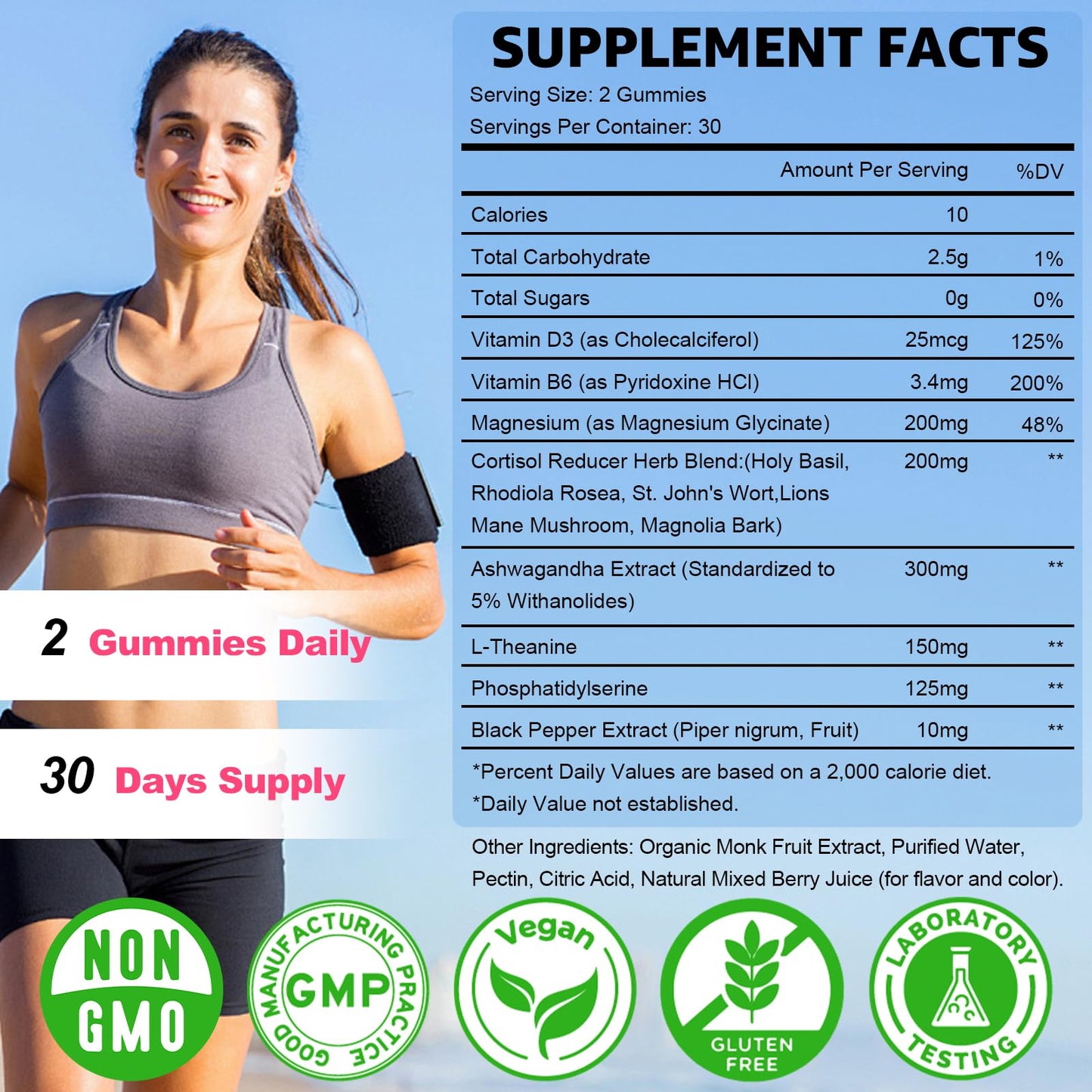 Sijigood Cortisol Gummies 120 Count