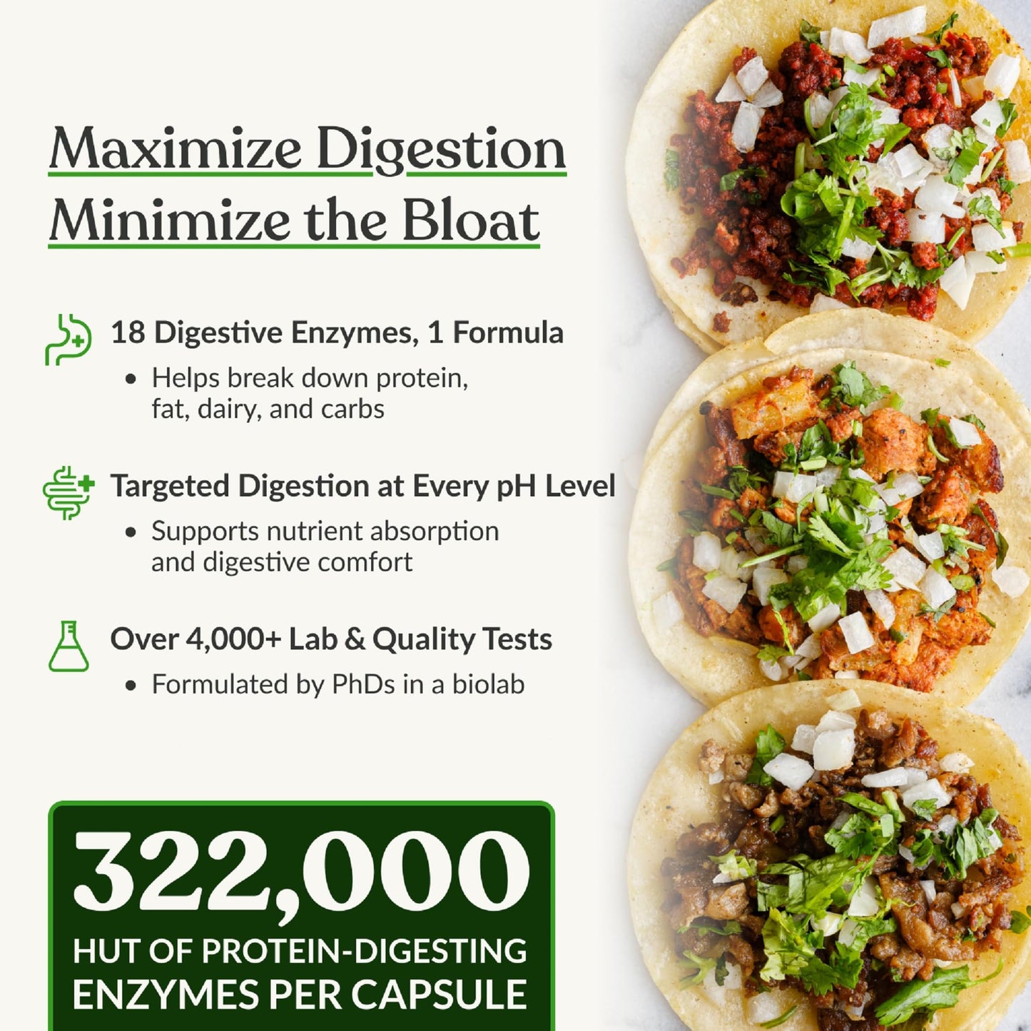BIOptimizers MassZymes Complete Digestive Enzymes Capsules 30 Count