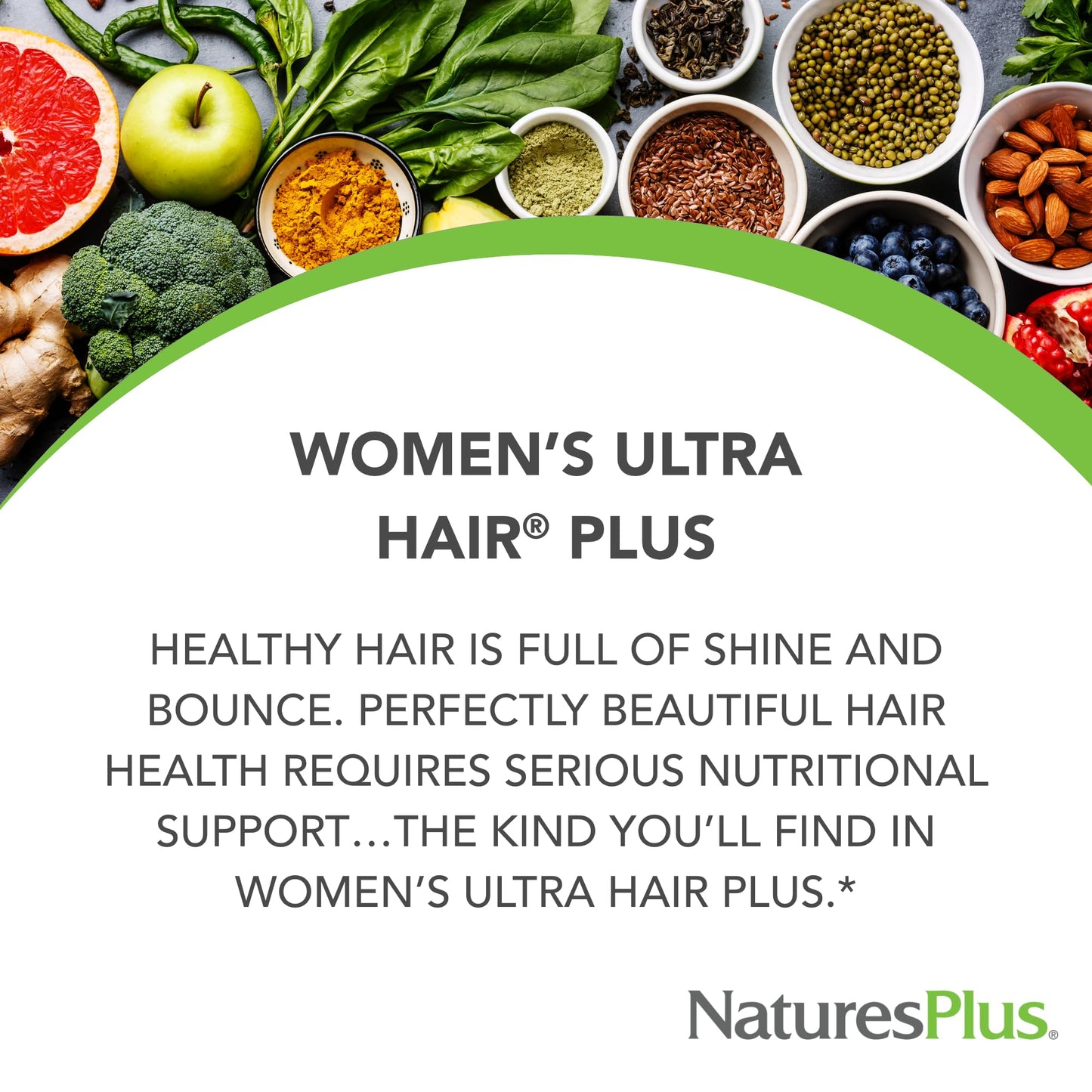 NaturesPlus Women's Ultra Hair Plus 60 Sustained Release Tablets