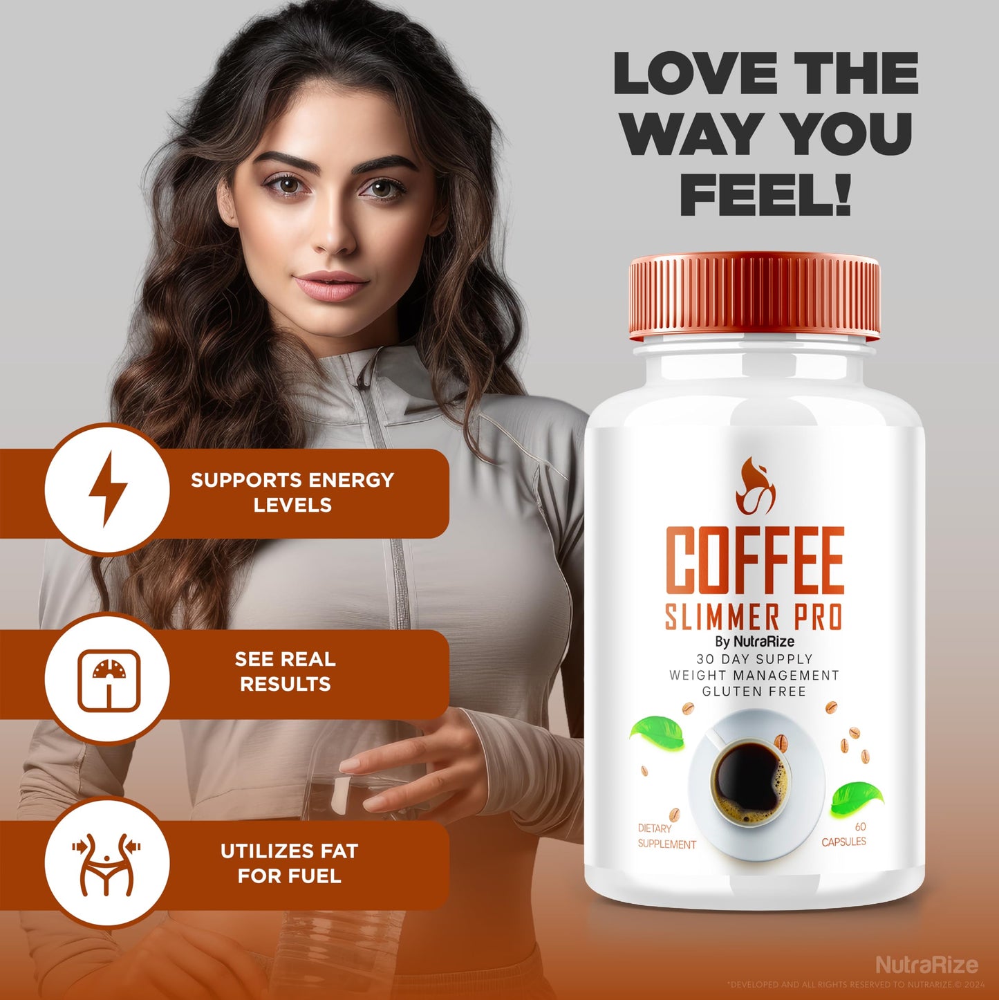 NutraRize Coffee Slimmer Pro Weight Loss Capsules, 120 Capsules