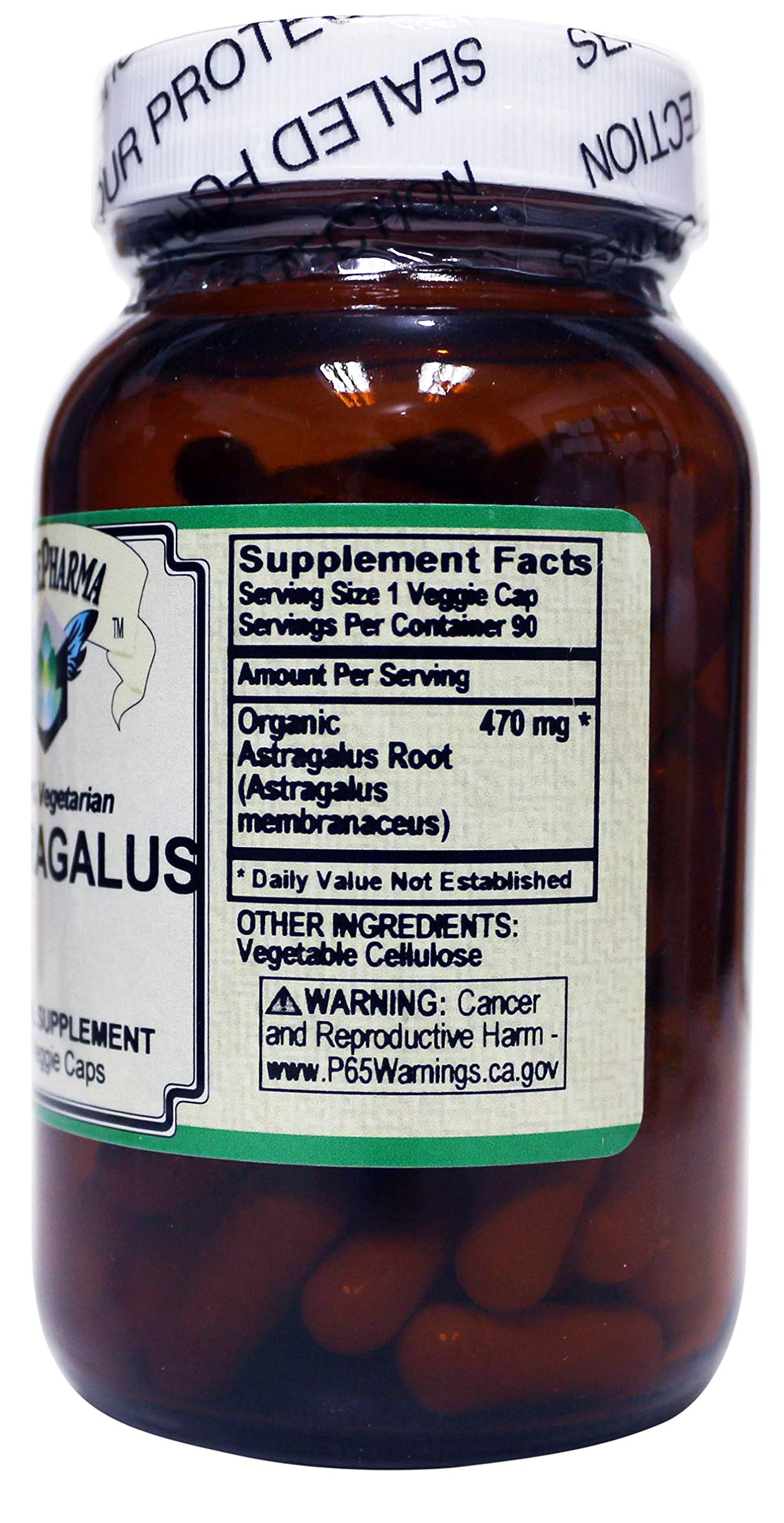AlchePharma Astragalus Membranaceus Root Capsules, 90 Count