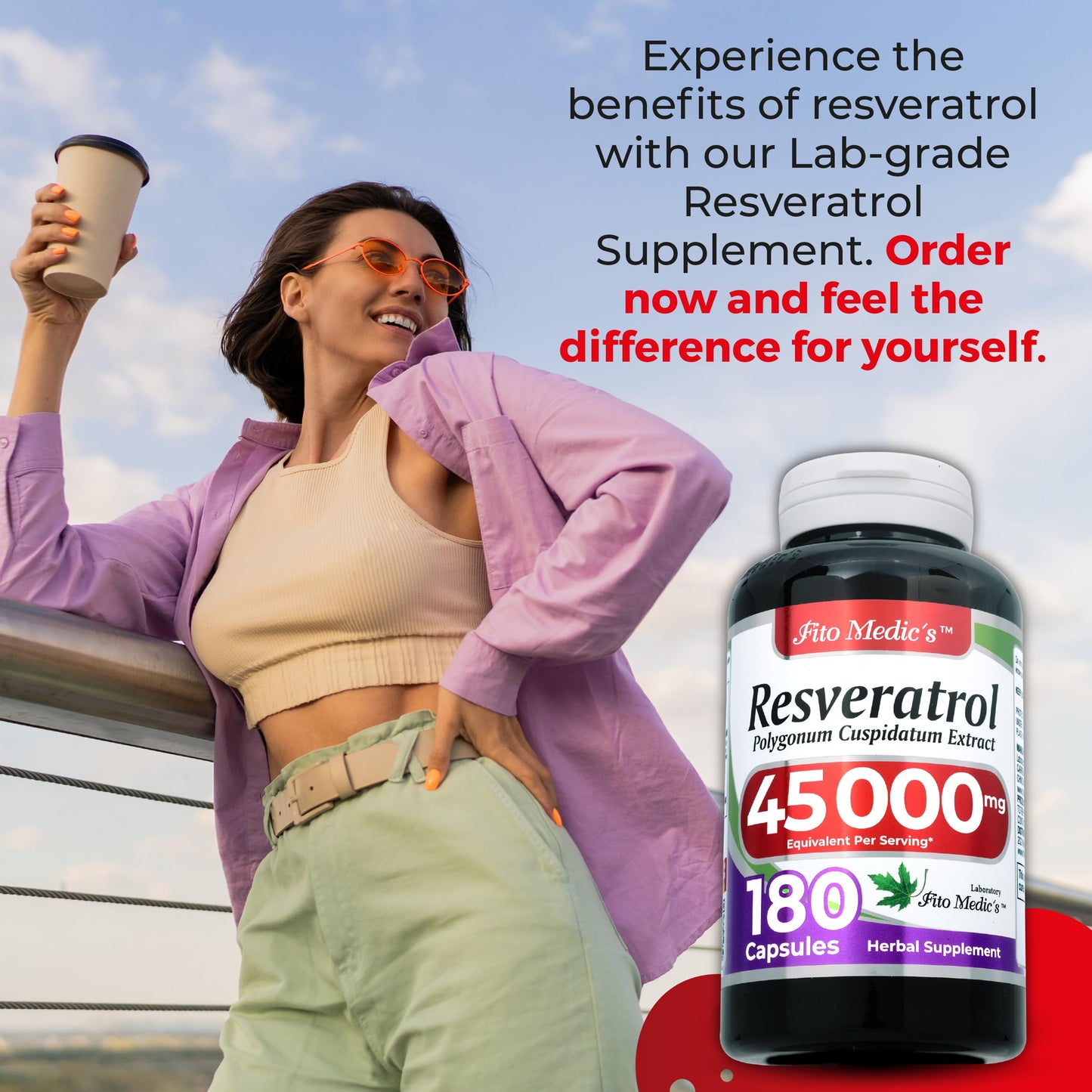 FITO MEDIC'S Resveratrol Capsule 180 Count