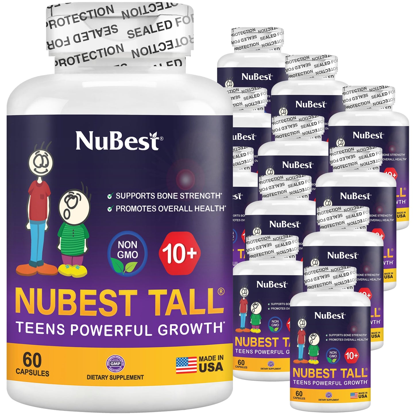 NuBest Tall 10+ Premium Bone Strength Formula, 720 Capsules