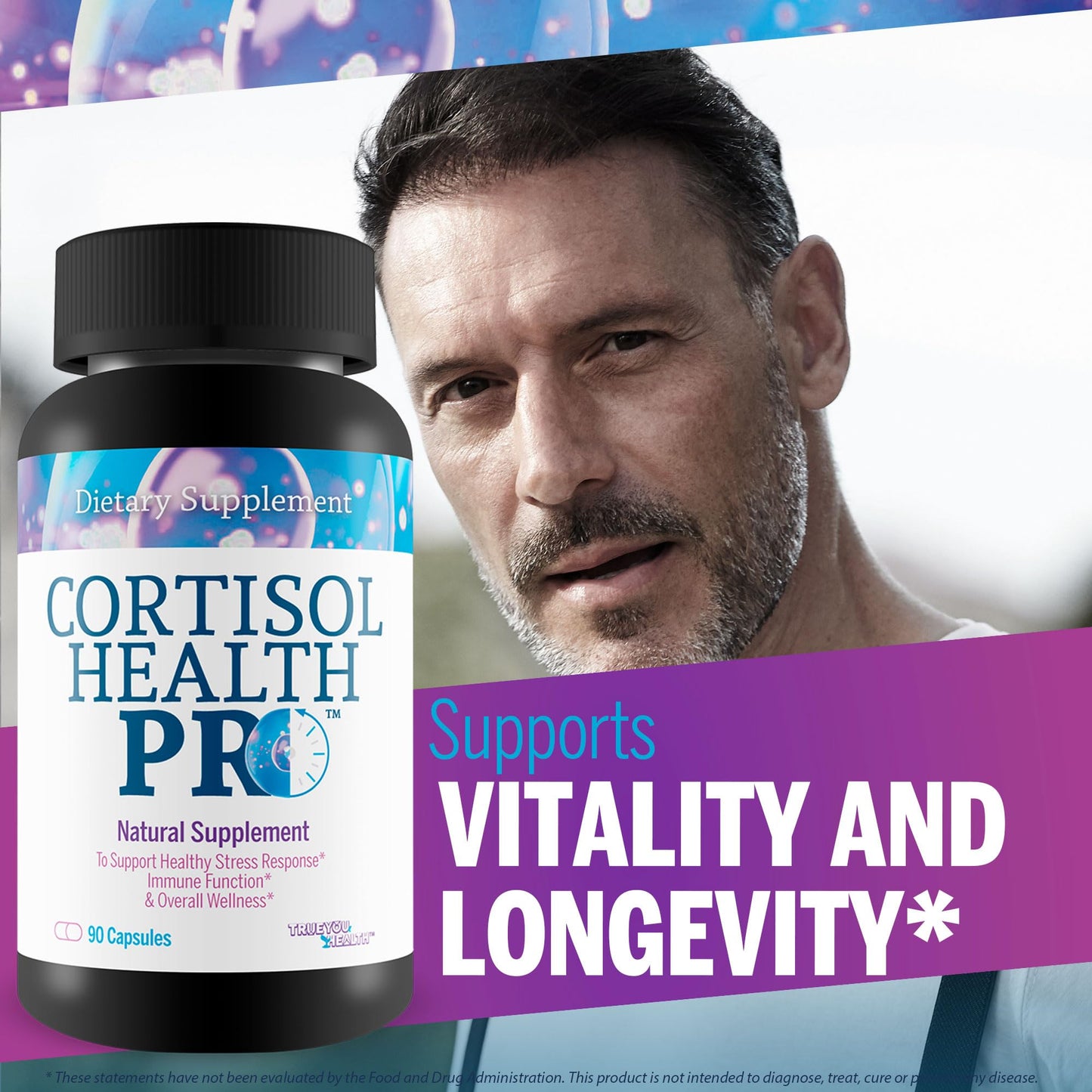 True You Health Cortisol Health Pro Capsule 90 Count