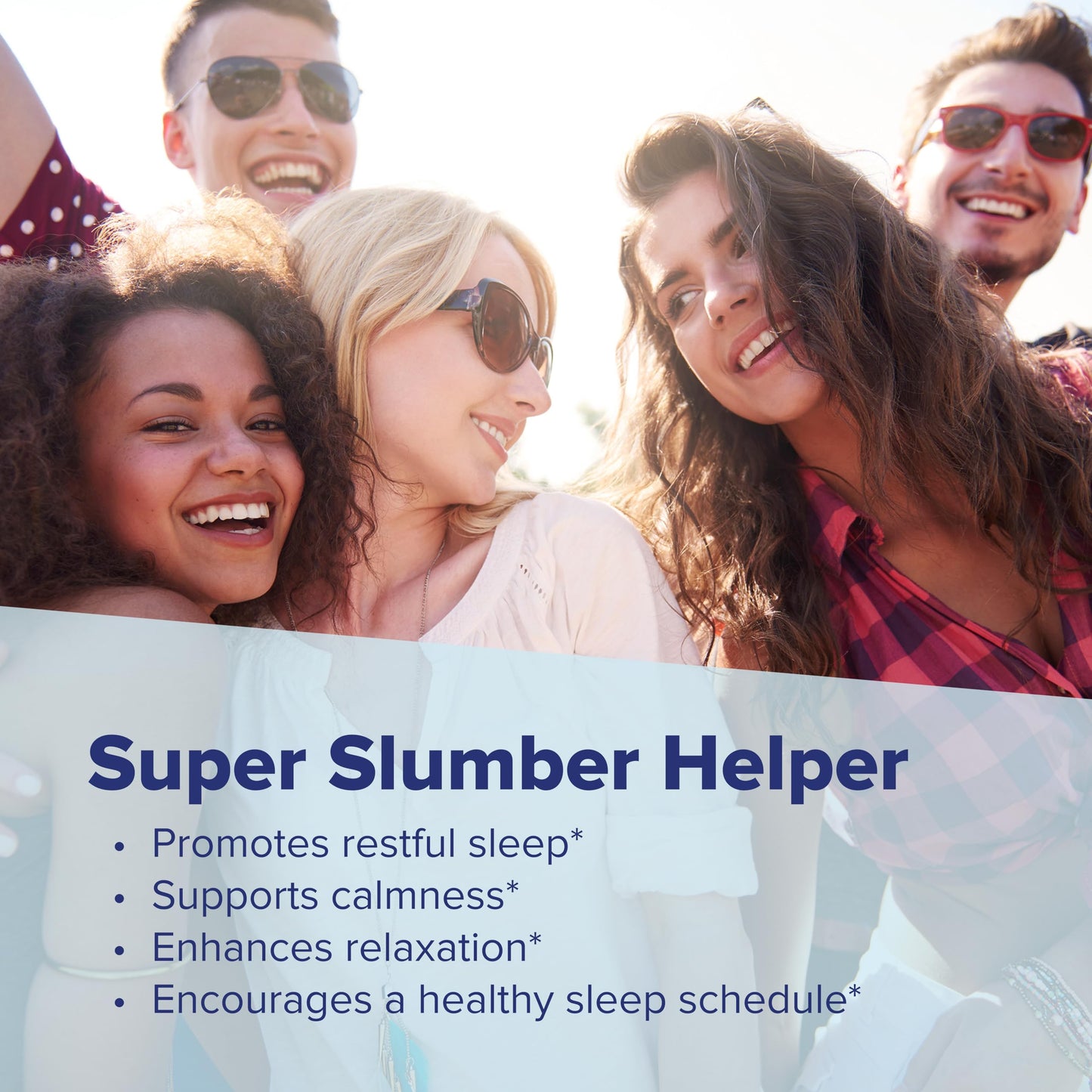 Superior Source Super Slumber Helper Melatonin Supplement with L-Theanine & Chamomile Flower - Supports Healthy & Natural Sleep with Valerian Root Powder & GABA, 90 Tablets