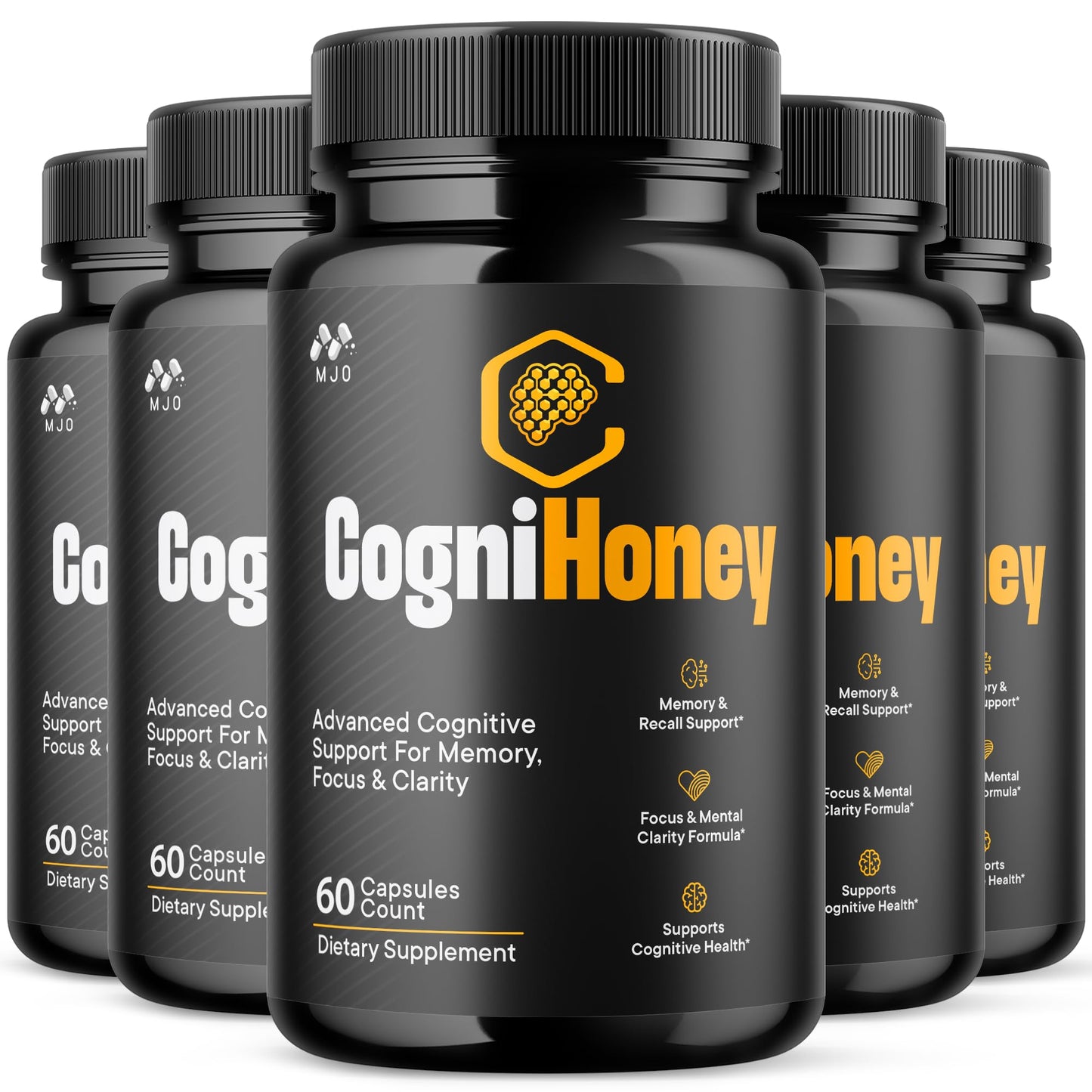 MJO CogniHoney Brain Support Capsules 300 Capsules