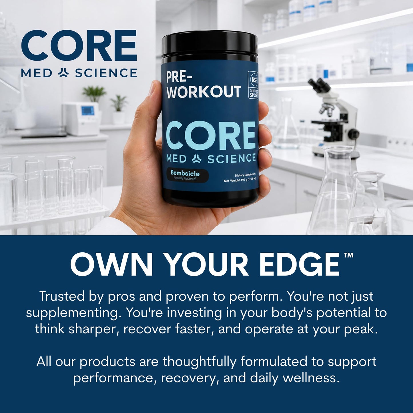Core Med Science Collagen Peptides Powder 1.1 lb
