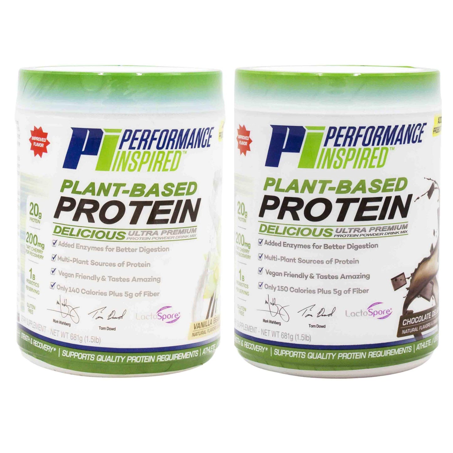 Performance Inspired Plant-Based Protein Powder Vanilla Bean 24 Servings