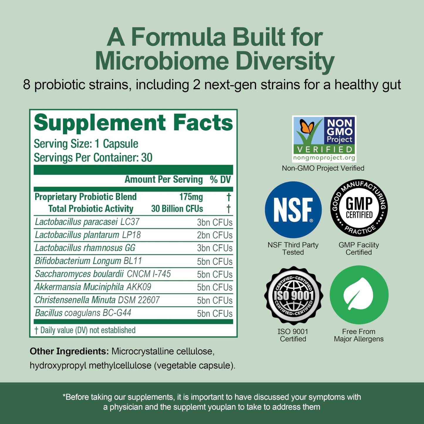 GutRx Balance Probiotics Capsule, 30 Count
