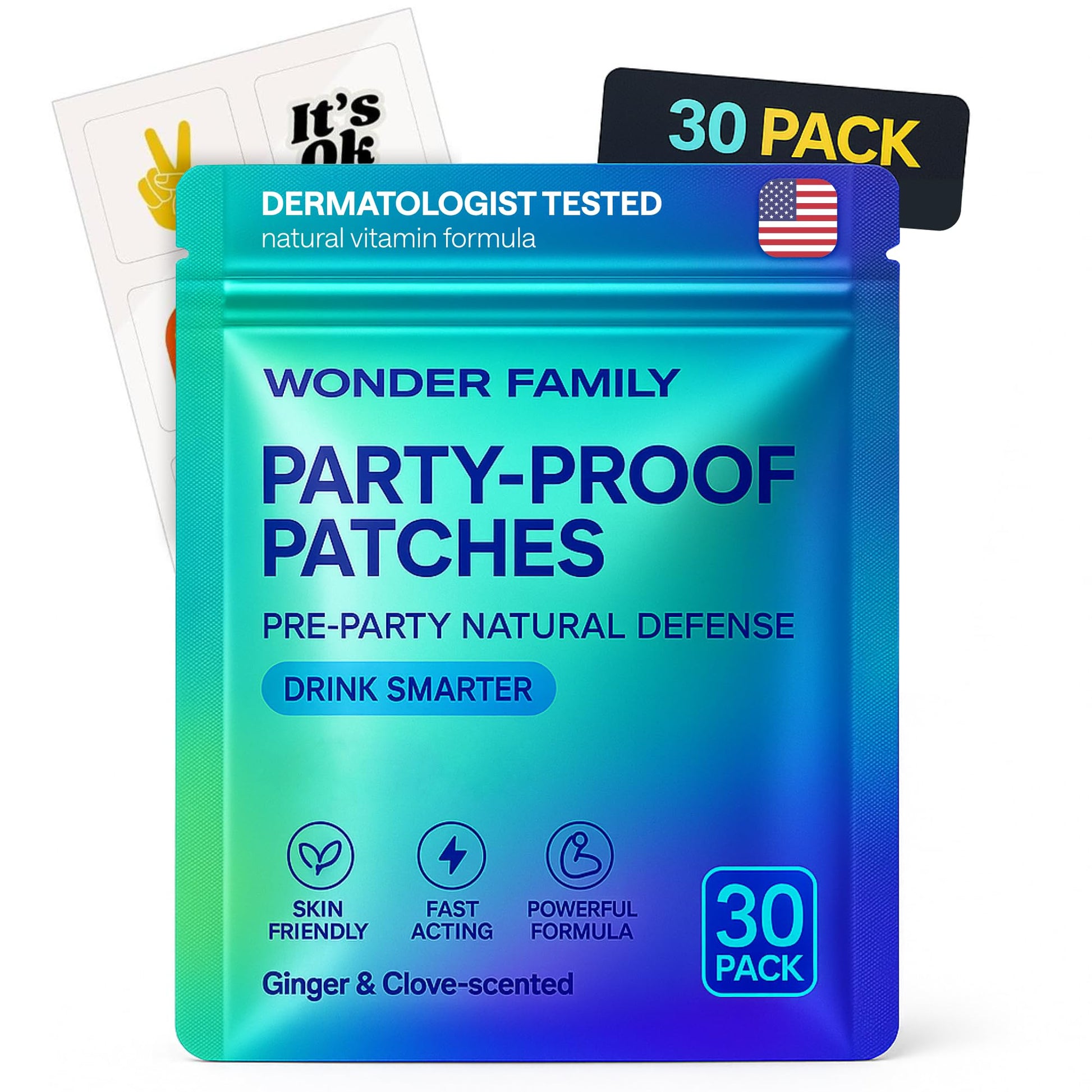 Renixa Recovery Patches for Women & Men Chewable 30 Count
