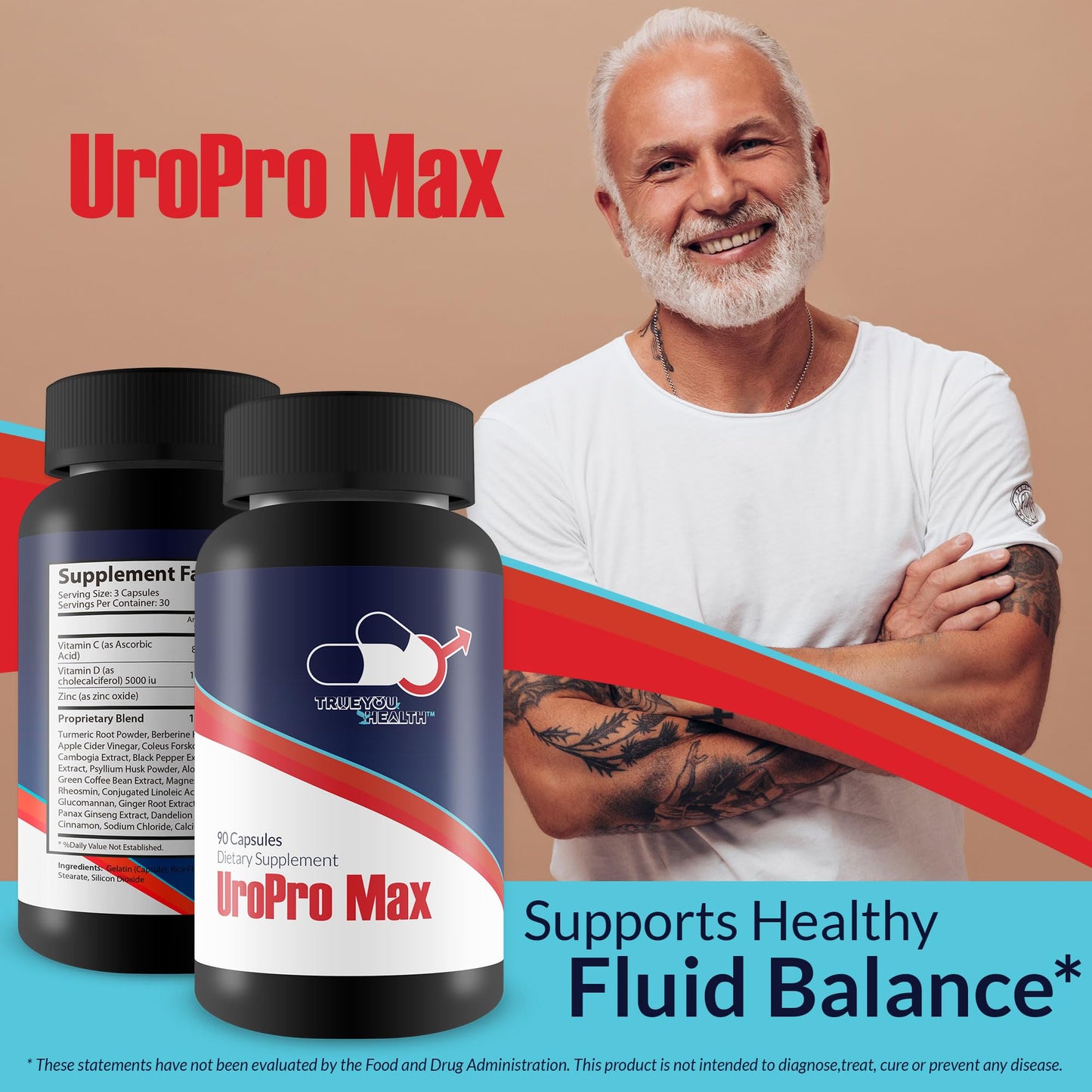 Generic URO Pro Max Prostate Support Capsules 90 Count