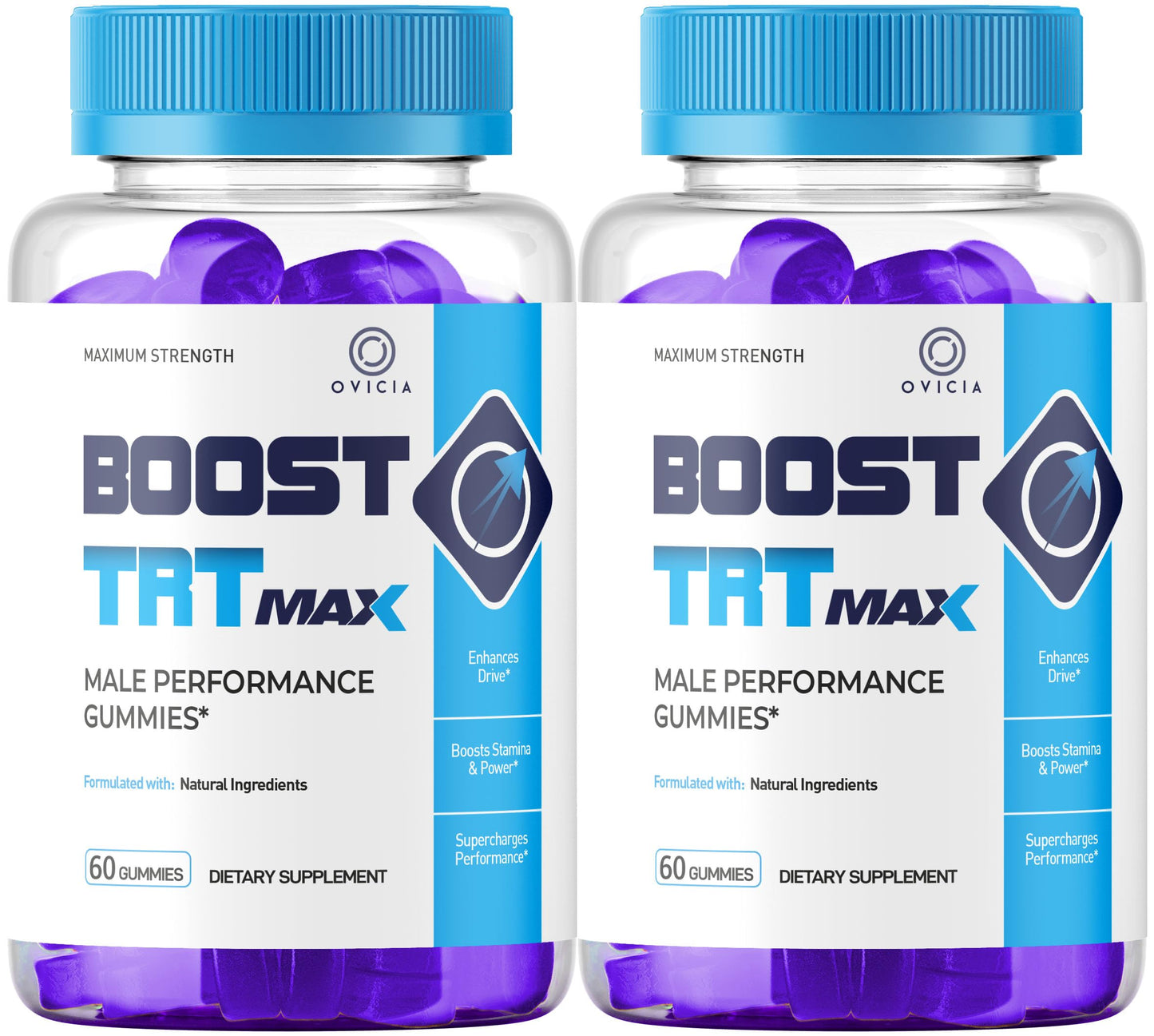 OVICIA Boost TRT Max Gummies 120 Gummies