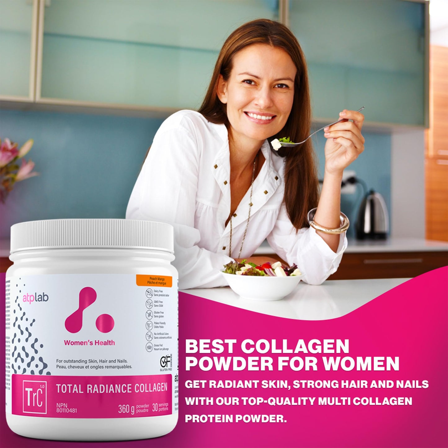 ATP LAB Total Radiance Collagen Powder 12.7 Ounce