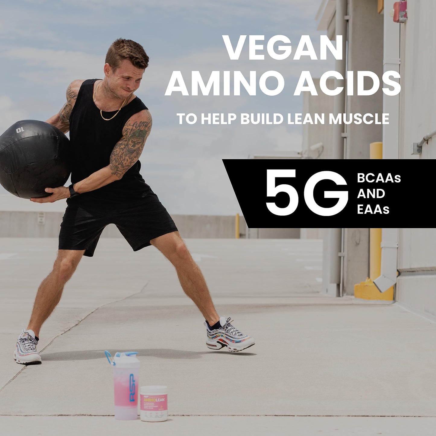 RSP NUTRITION AminoLean Pre Workout Powder, 30 Servings
