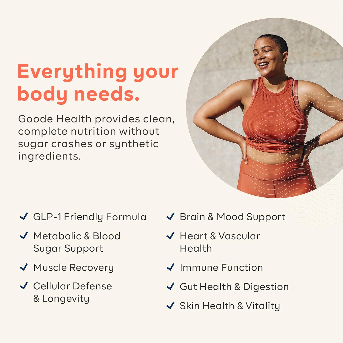 Goode Health Vanilla Spice Plant Based Superfood Nutrition Shake Powder, Pack of 7