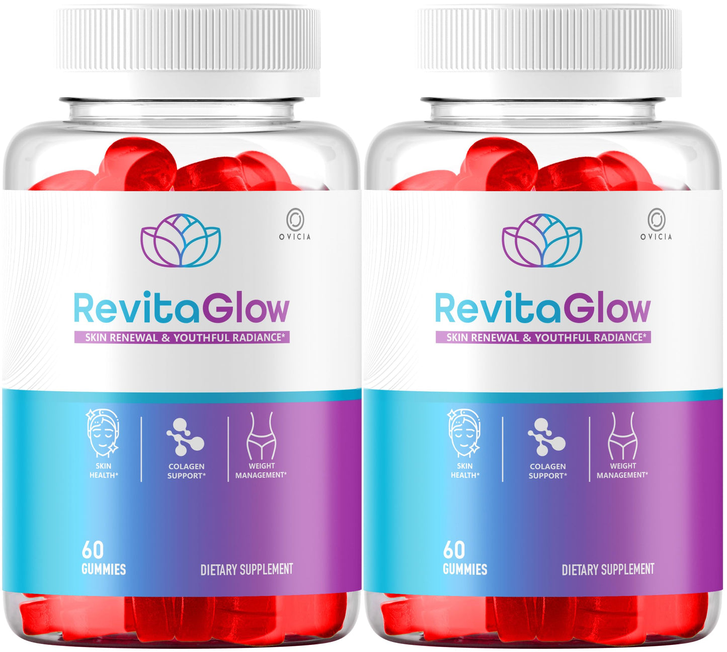 OVICIA Revita Glow Gummies 120 Gummies