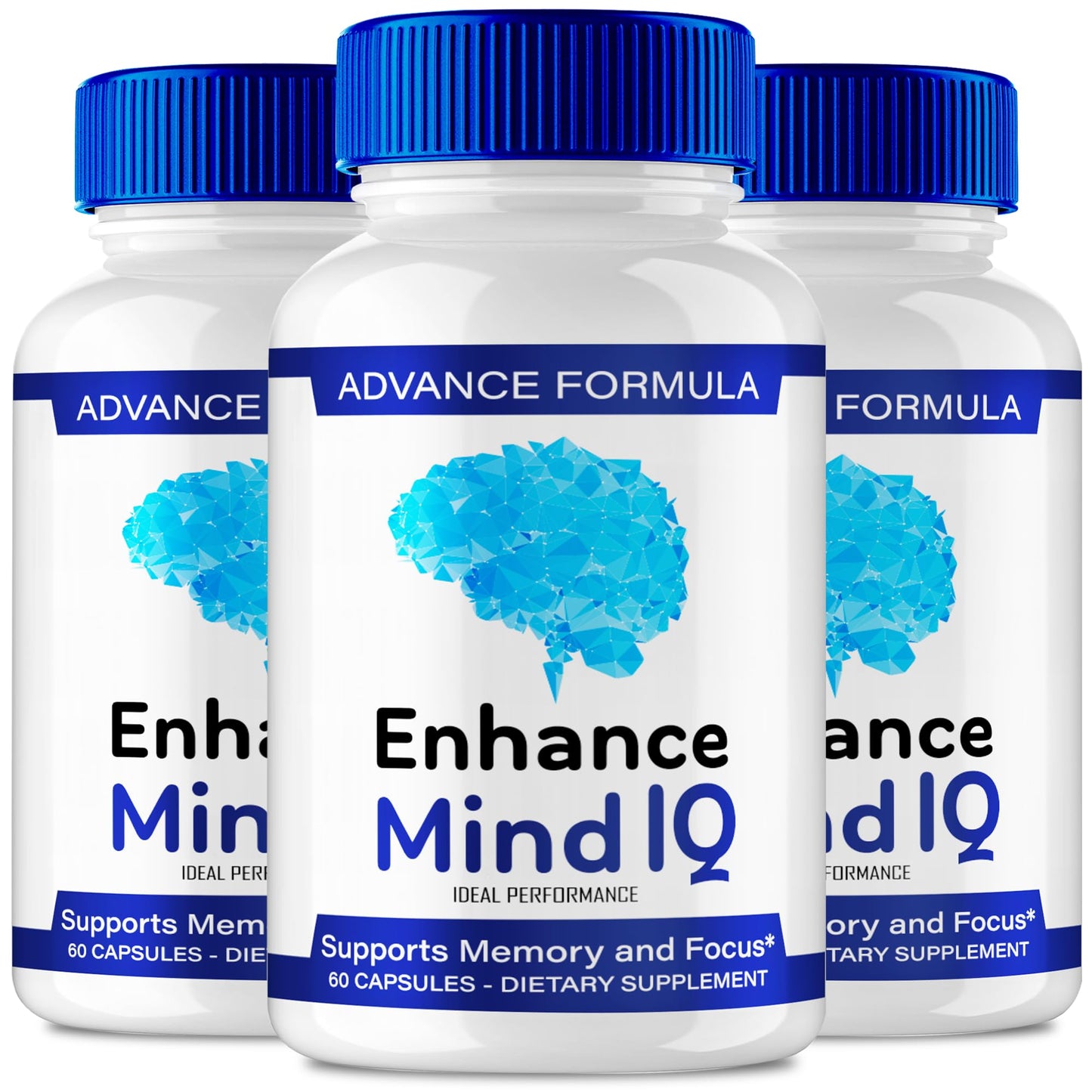 IDEAL PERFORMANCE Enhance Mind IQ Capsules, 180 Capsules