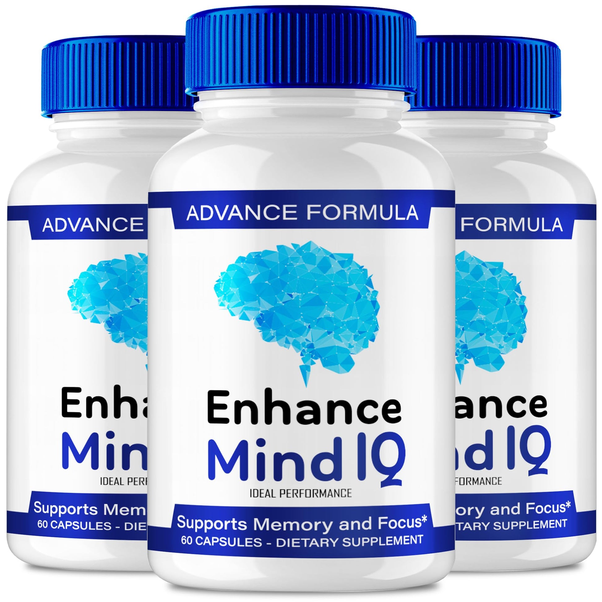 IDEAL PERFORMANCE Enhance Mind IQ Capsules, 180 Capsules