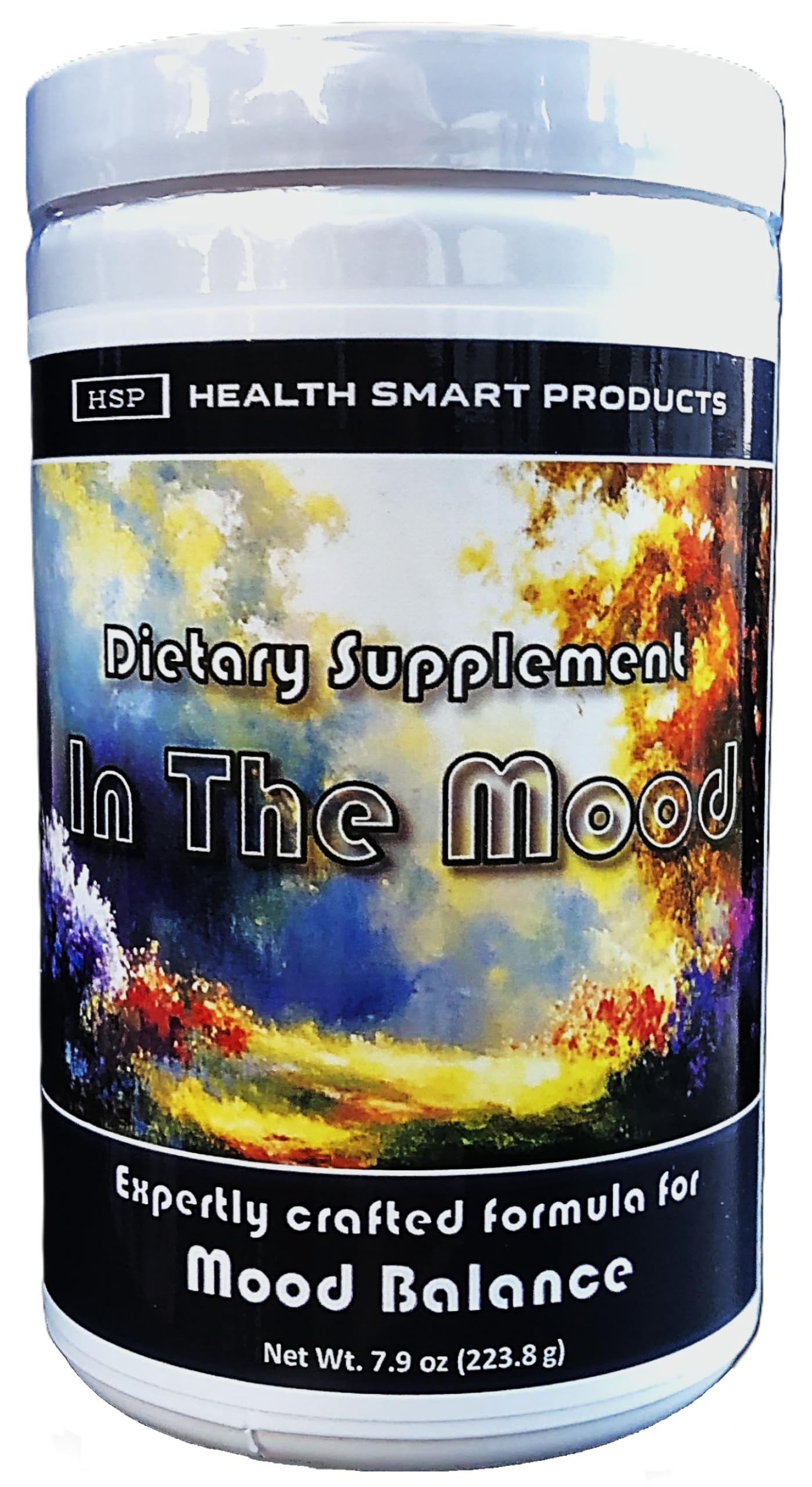 HEALTH SMART PRODUCTS In The Mood Magnesium Glycinate, Ashwagandha, Glycine, L-Theanine, GABA Powder 7.9 Ounces