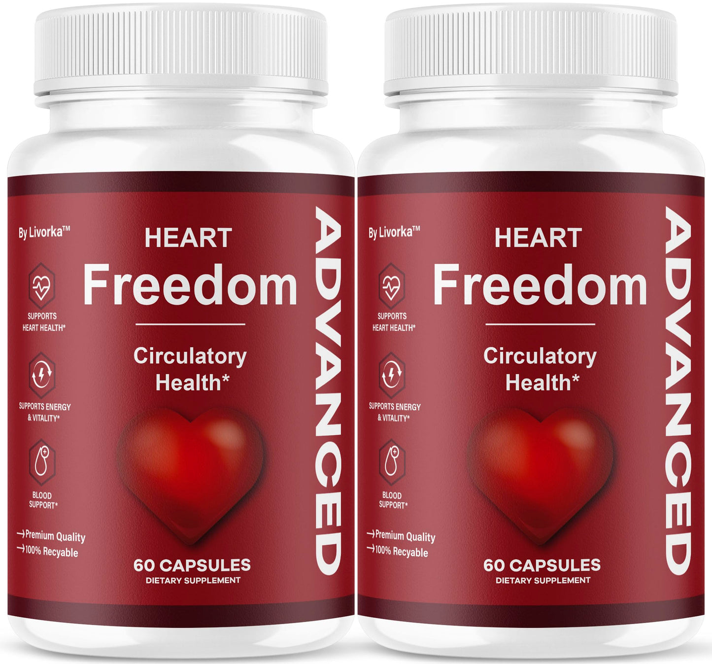 LIVORKA Heart Freedom Capsules 120 Capsules