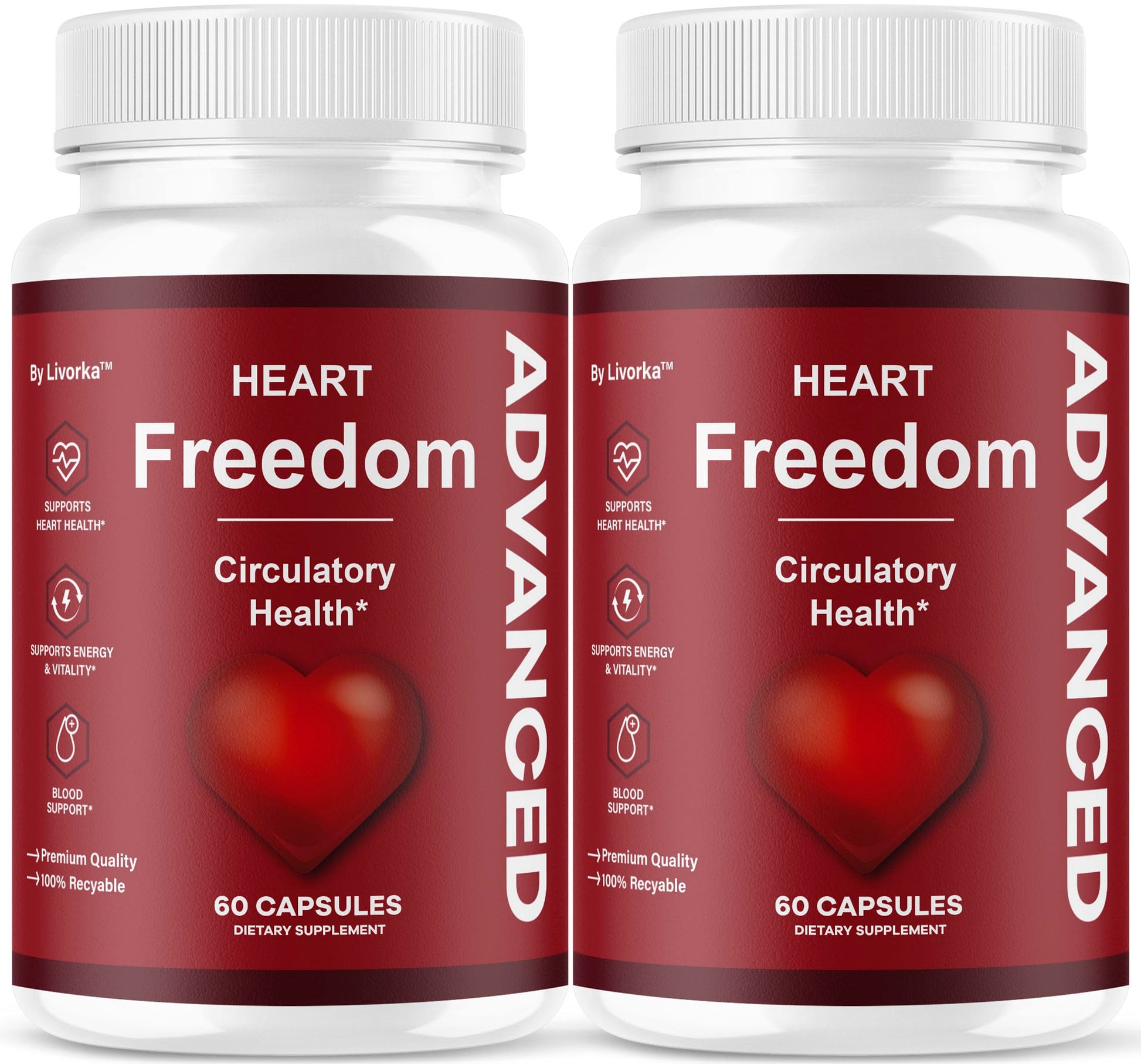 LIVORKA Heart Freedom Capsules 120 Capsules