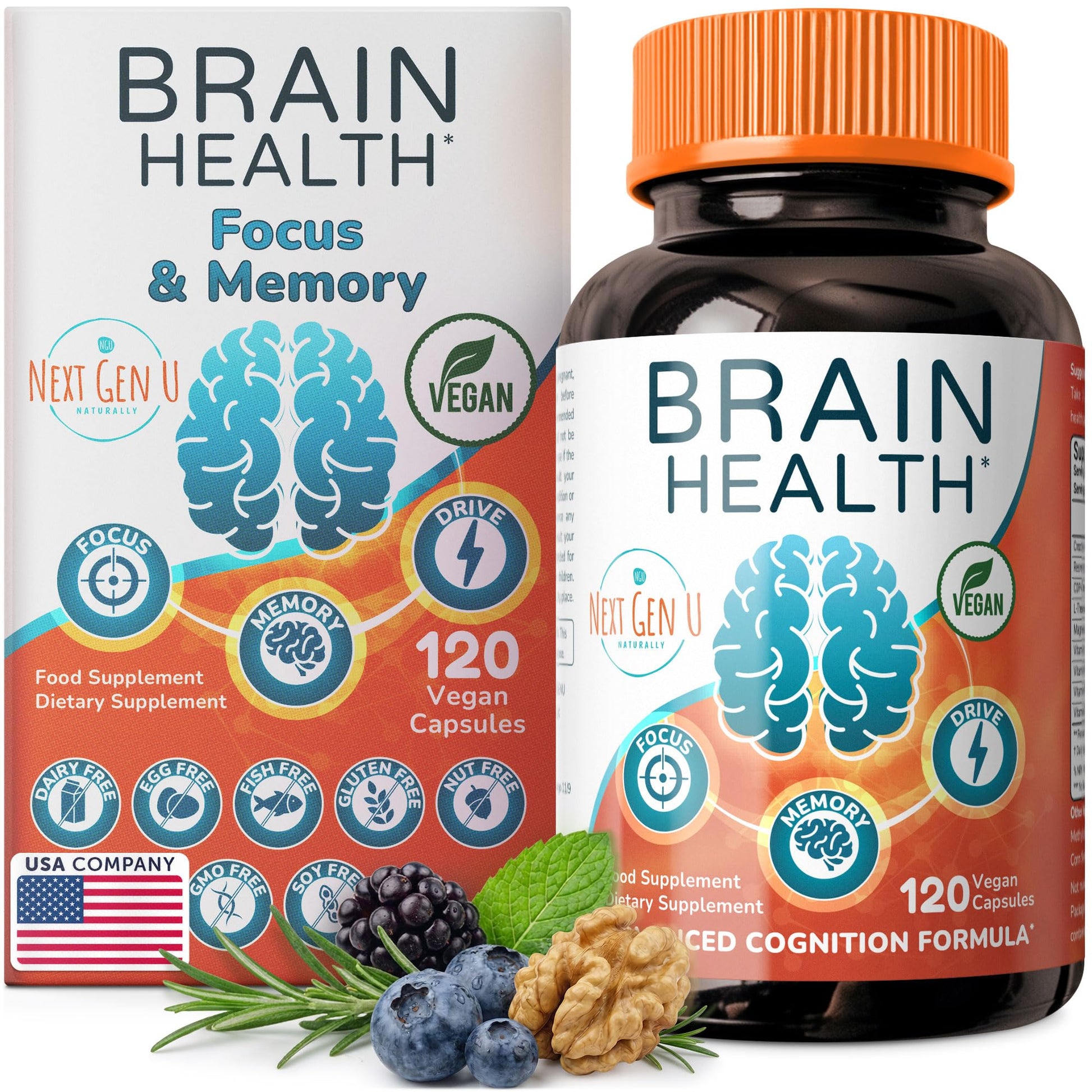NGU Next Gen U Brain Supplement Capsule 120 Count