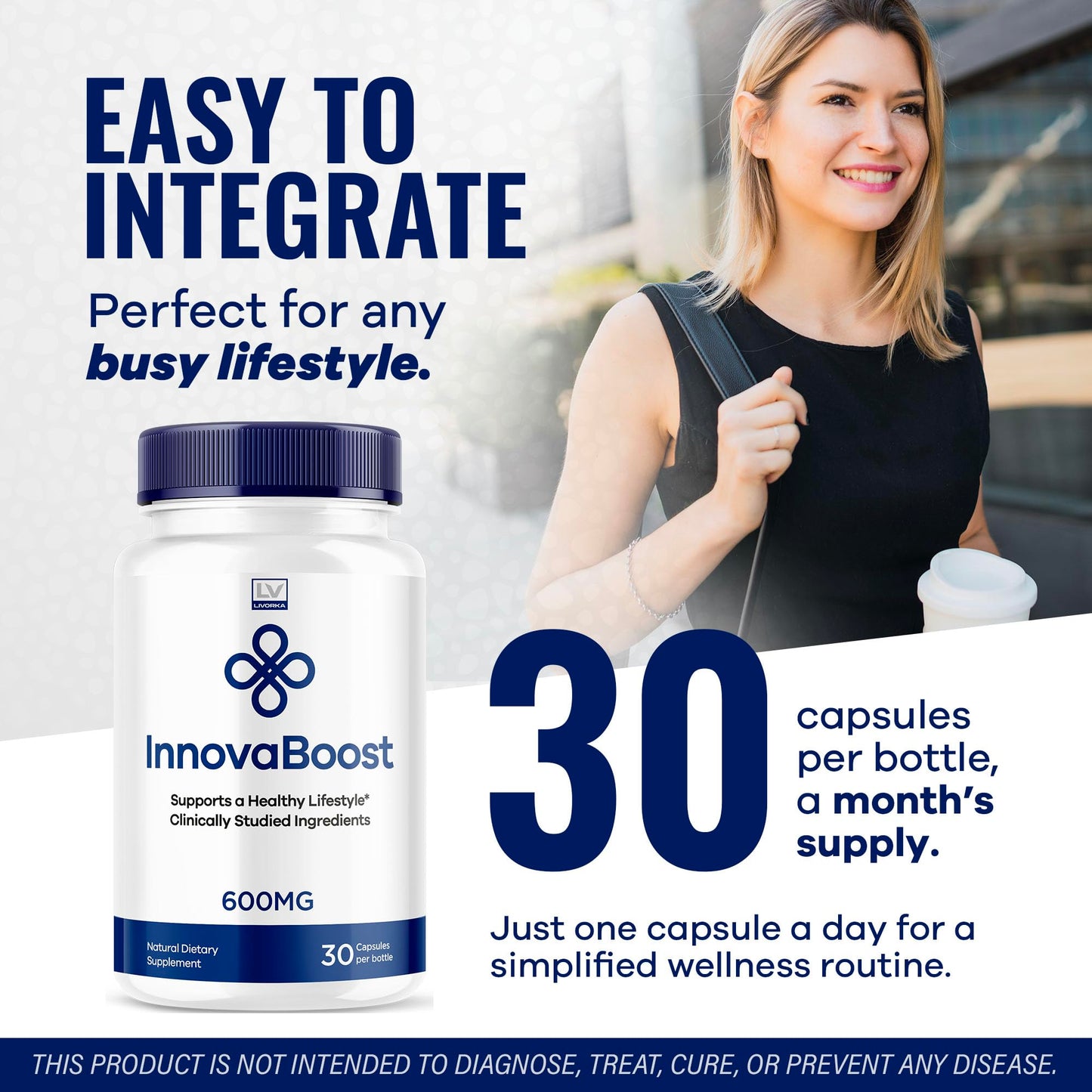 LIVORKA InnovaBoost Advanced Formula Capsules, 150 Capsules