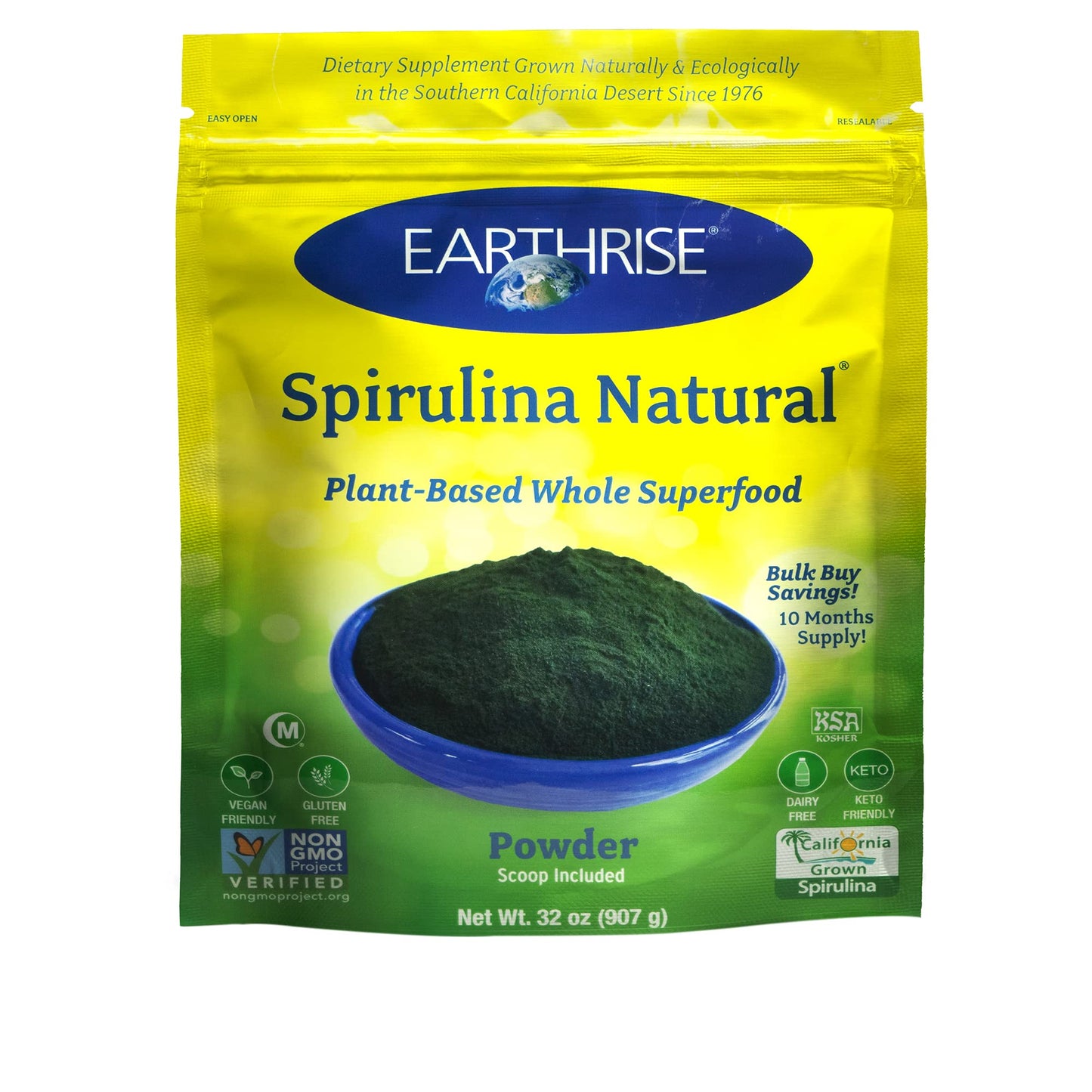 Earthrise Spirulina Powder 31.99 Ounce
