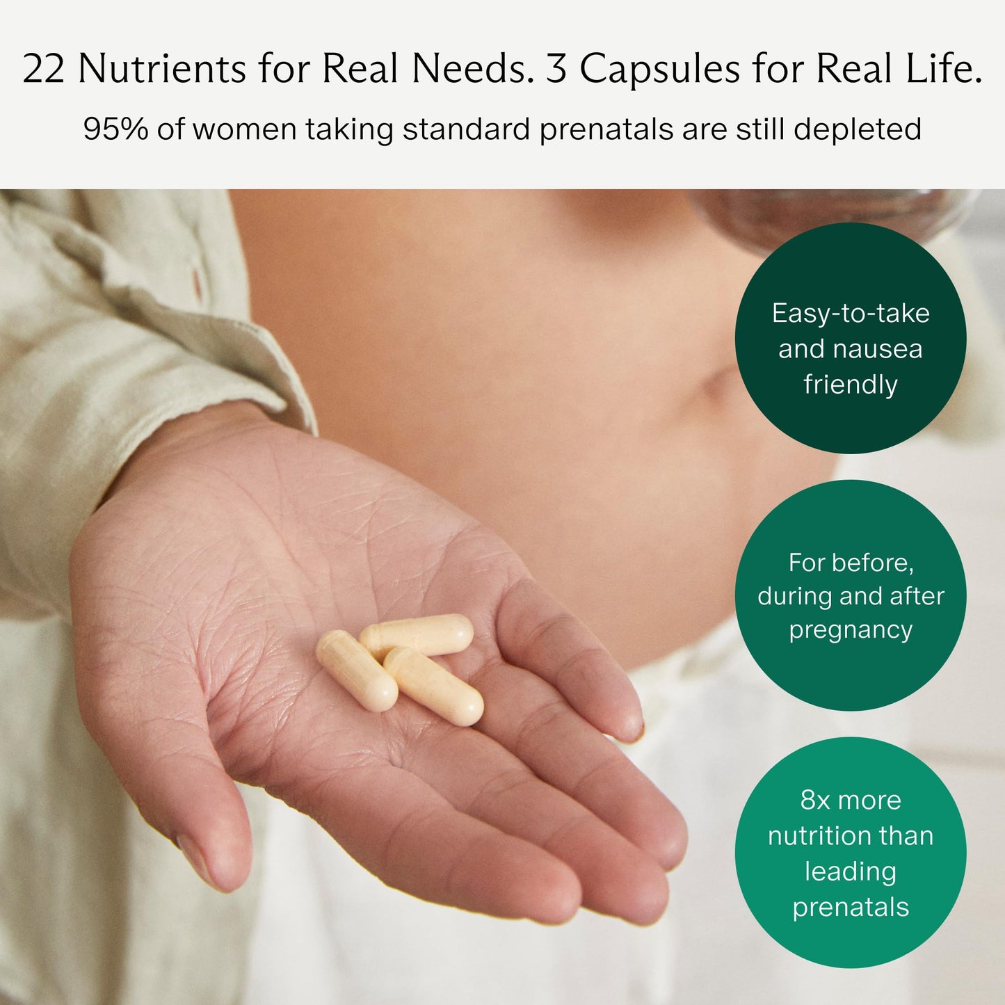 Needed. Prenatal Multi Essentials Capsule - 90 Count