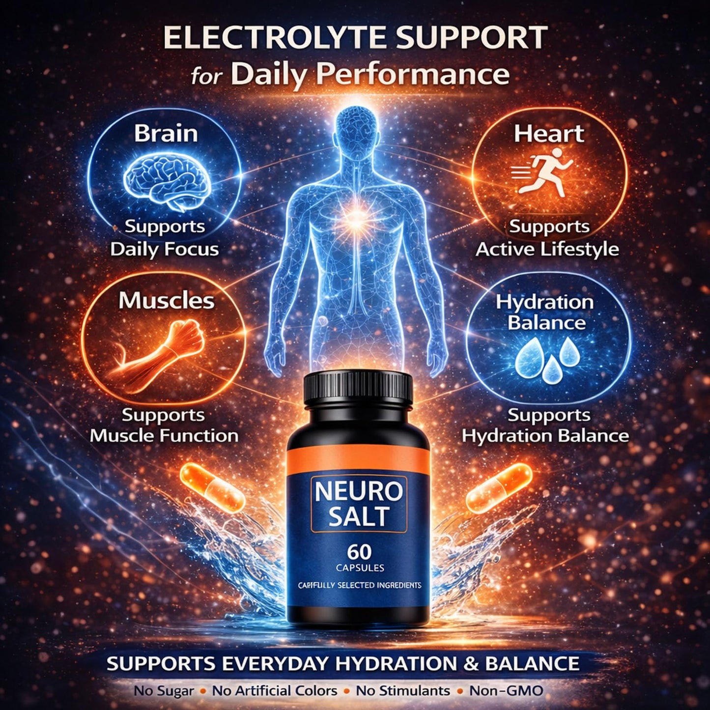 Vivikig Neuro Salt Capsules 60 Count