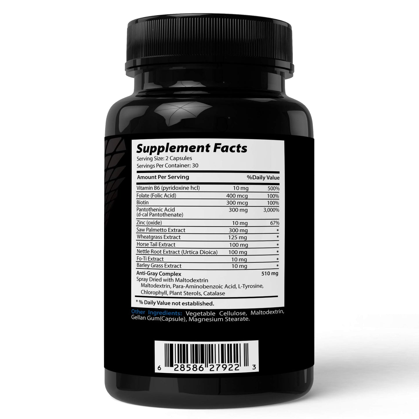 Absonutrix Anti-Grey Advanced Hair Formula, 60 Capsules