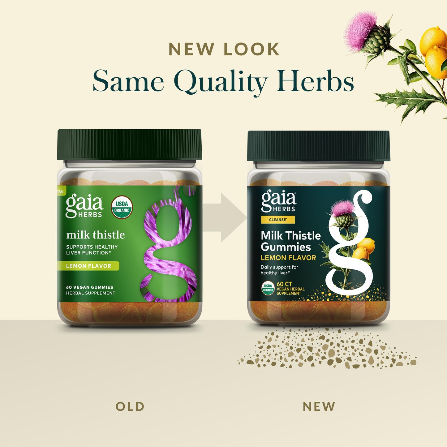 Gaia Herbs Milk Thistle Gummies, 60 Gummies