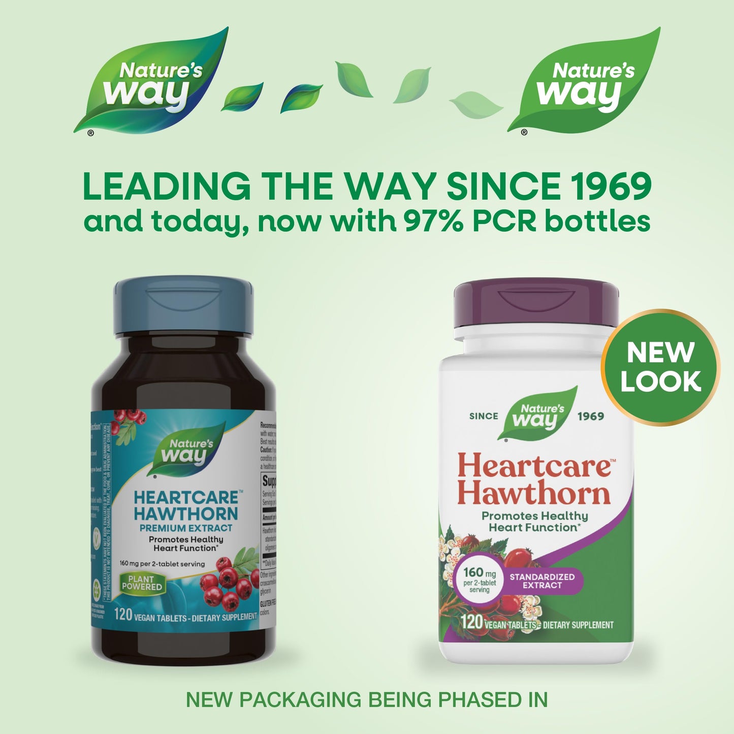 Nature's Way HeartCare Hawthorn Tablets, Standardized Extract, 120 Tablets