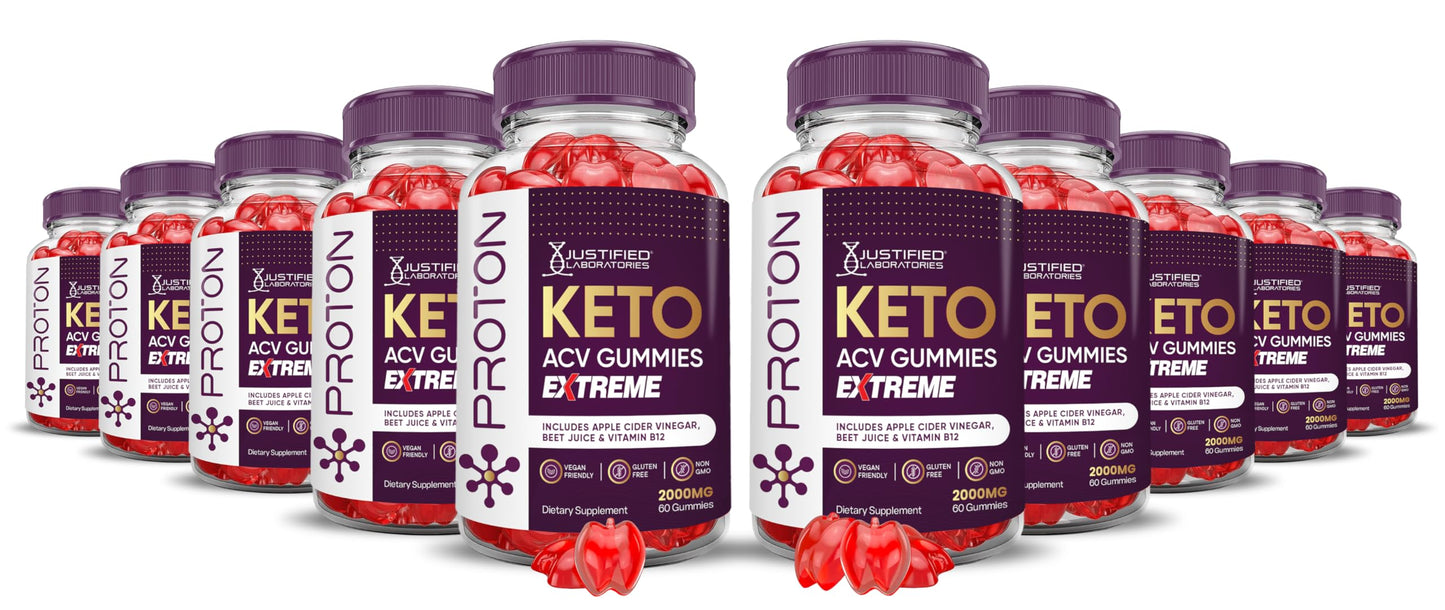 Justified Laboratories Proton Protein Keto ACV Gummies 600 Count