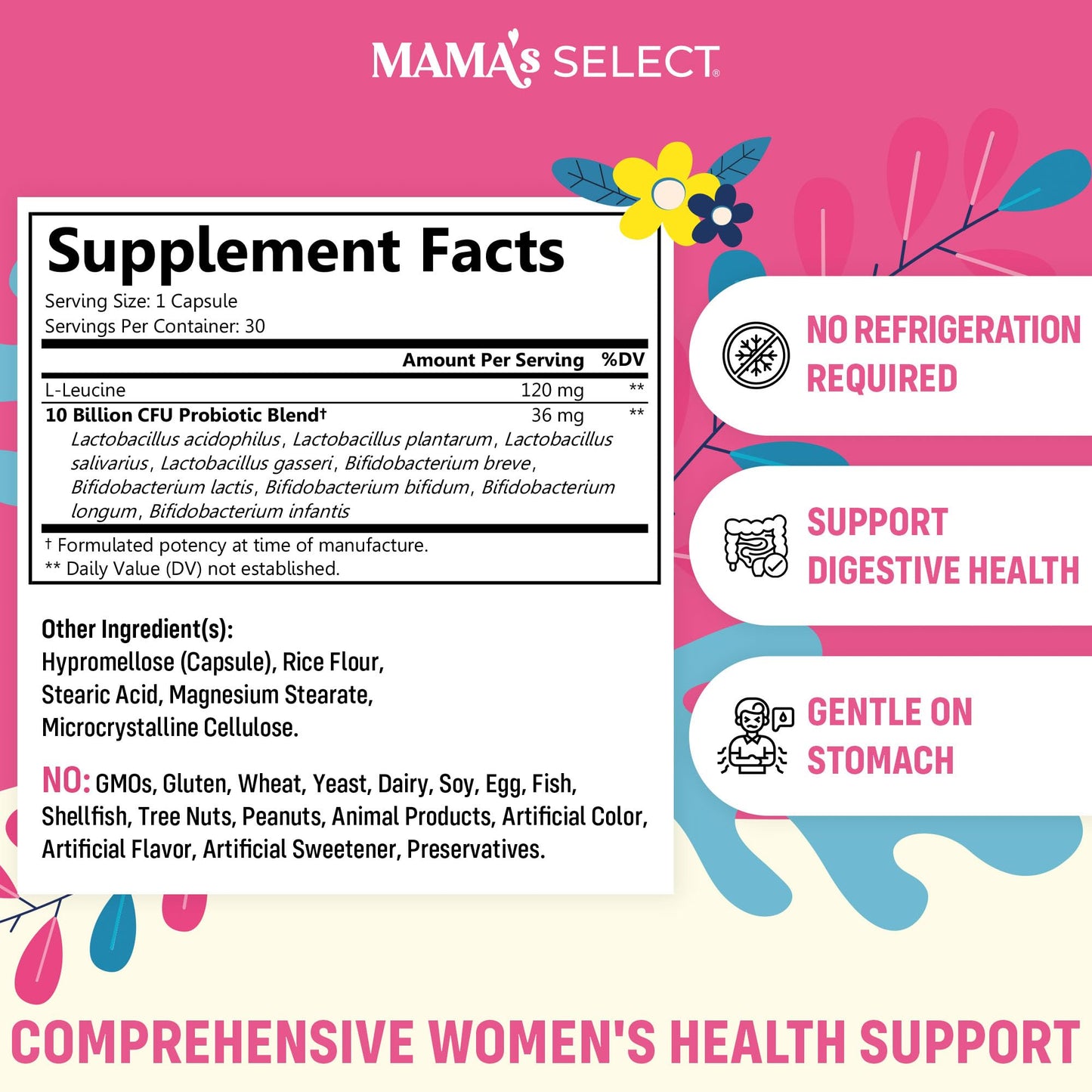 Mama's Select Prenatal Vitamin & Probiotic Bundle 60 Capsules