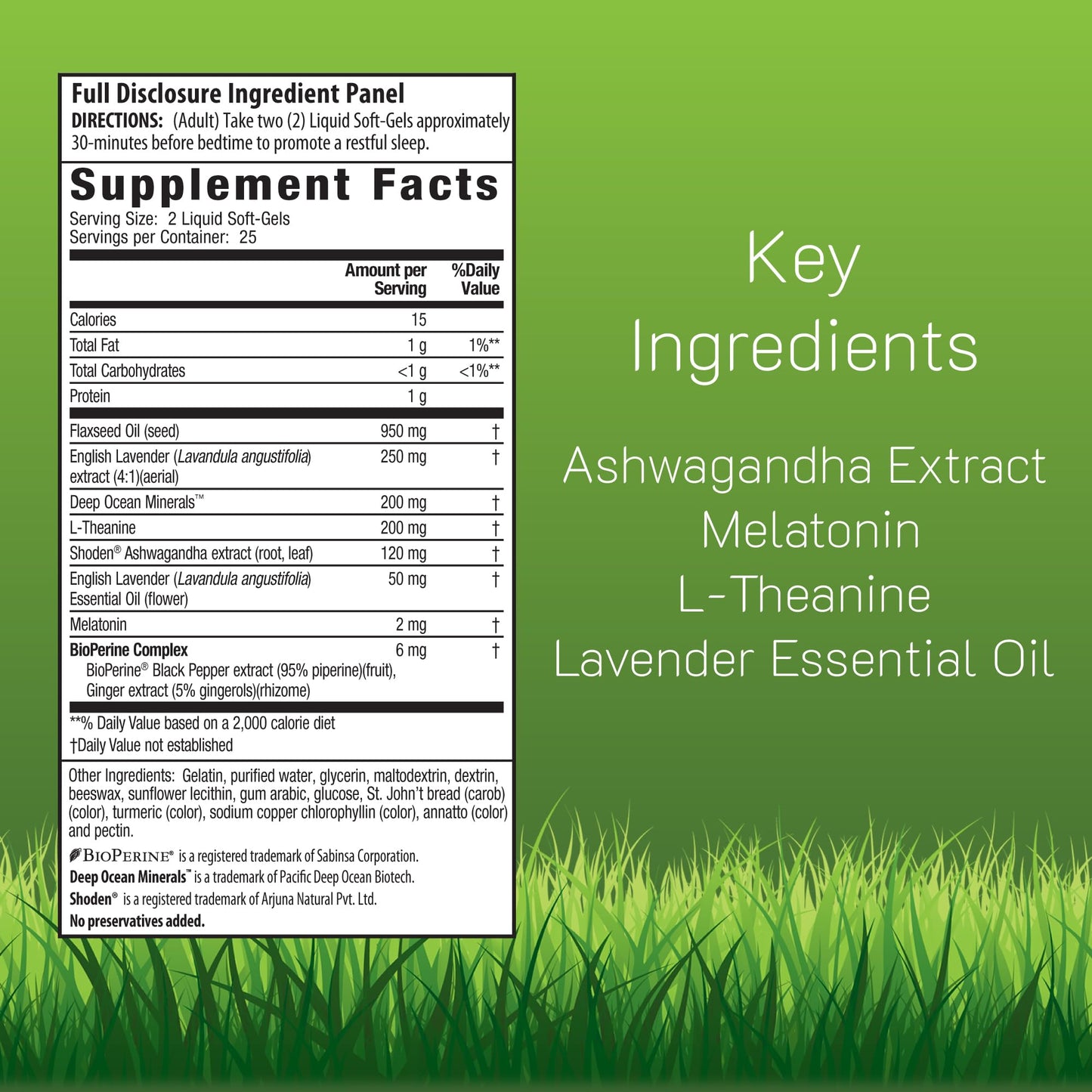 Irwin Naturals Stress-Defy Sleep PM Shoden Ashwagandha Softgels 50