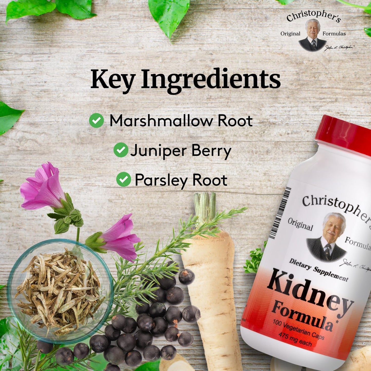 Christopher's Original Formulas Kidney Formula Capsule 1 Count