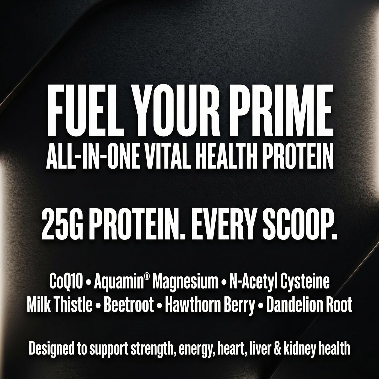 Prime Age Nutrition Whey Protein Powder, Chocolate Flavor, with CoQ10 and Magnesium, Supports Circulation & Liver Function, 24.4 oz