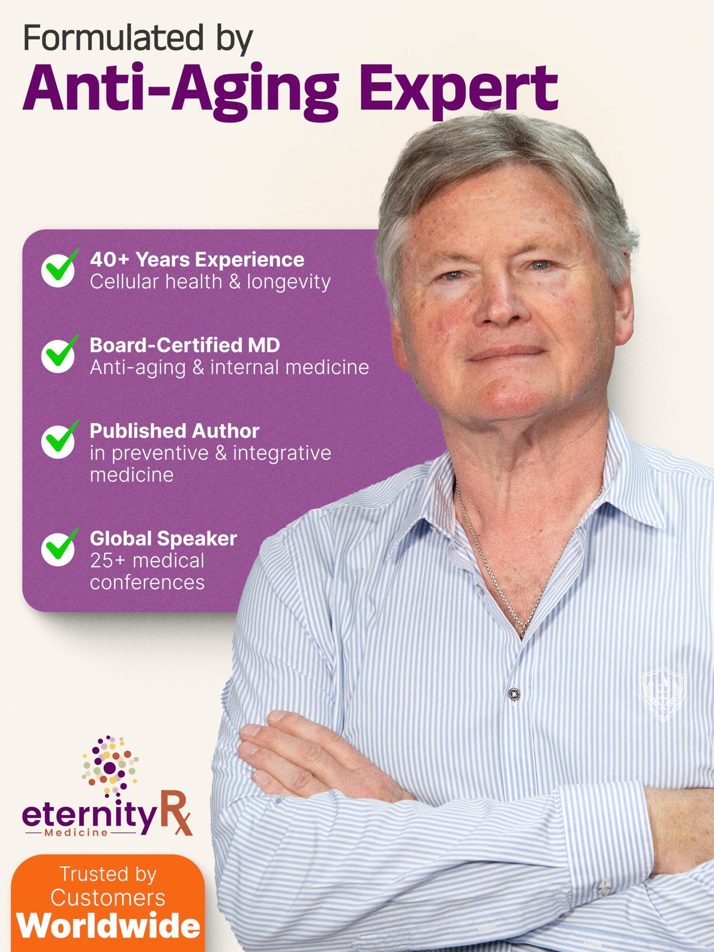 Eternity Medicine Rx Nattokinase 3000 FU + Serratiopeptidase + Rutin, 60 Capsules