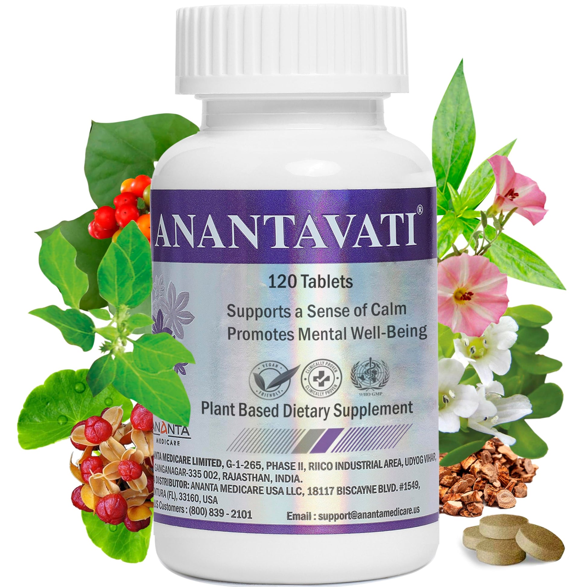 Ananta Medicare USA Anantavati Tablets 120 Count